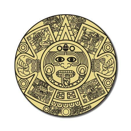 Aztec Calendar Silver Chrome Spinning Double Sided Keychain - Unique Mexican Cultural Gift for Men & Women - Perfect for Keys, Backpacks, Gifts & Travel Accessories
