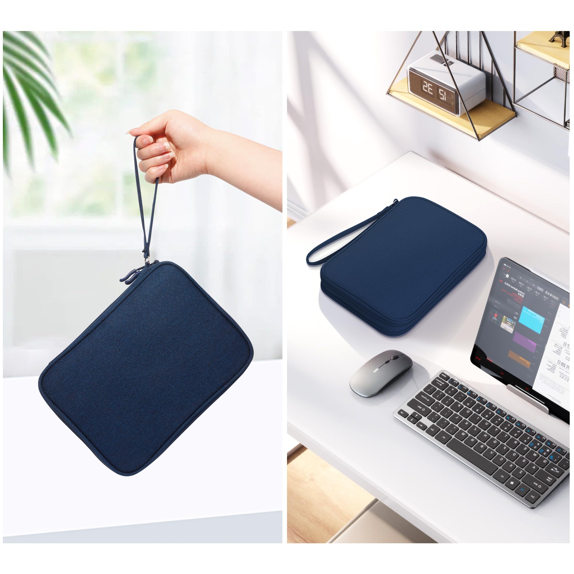 CILLA Electronics Organizer Travel Case - Compact Cable & Cord Organizer Bag for Charger, Phone & Accessories - Perfect for Travel, Office & Home Organization