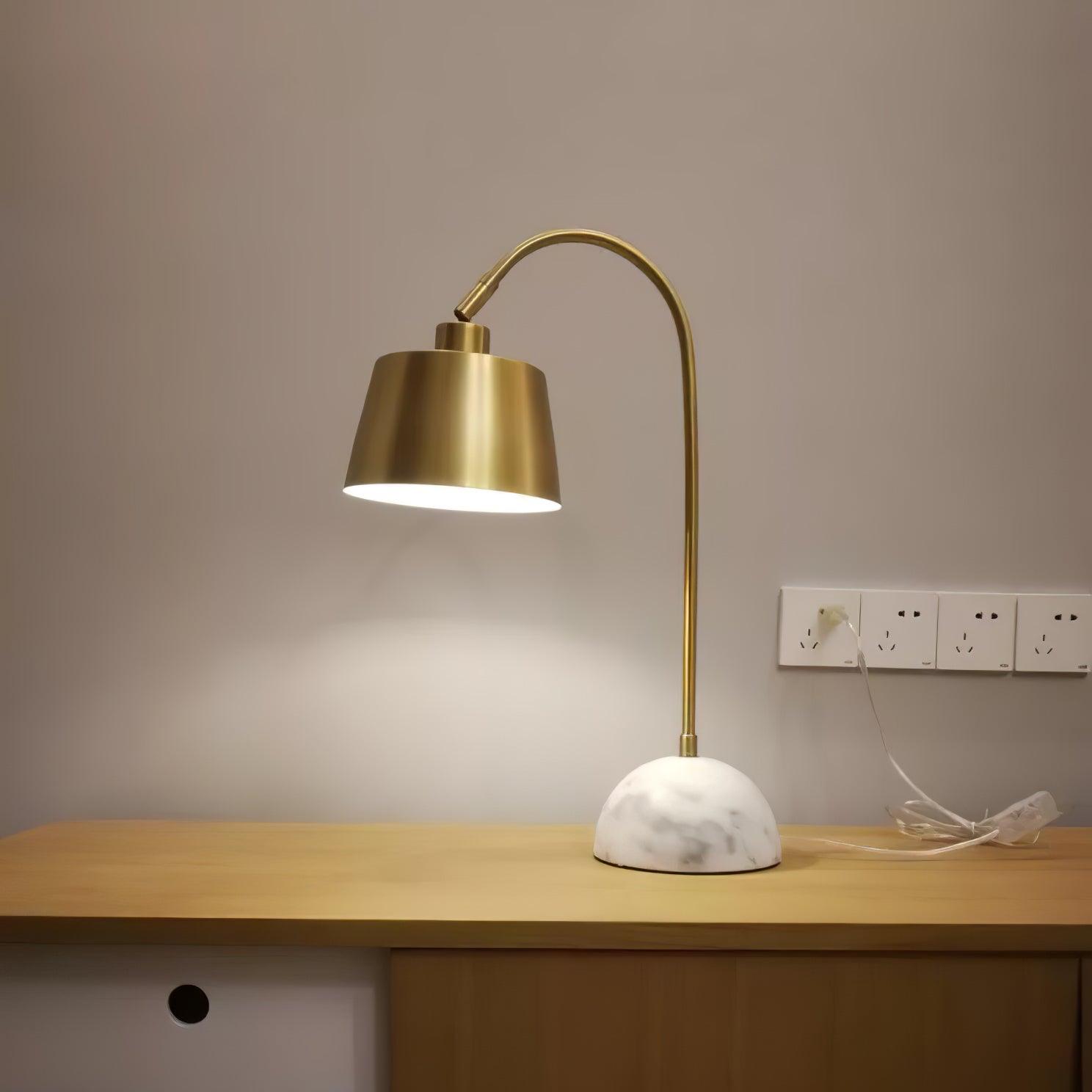 Brax LED Desk Lamp with Adjustable Brightness - Modern Study Light for Home Office, Reading & Work - Energy Efficient Task Lighting for Students & Professionals