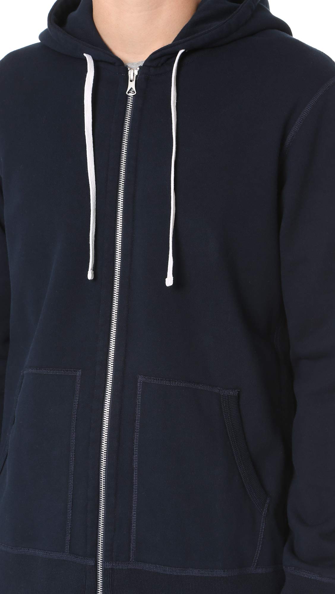 Men's Slim Fit Zip-Up Hoodie - Midweight Terry Fleece Pullover for Casual Wear & Outdoor Activities | Comfortable & Stylish Jacket for Running, Gym, and Everyday Use