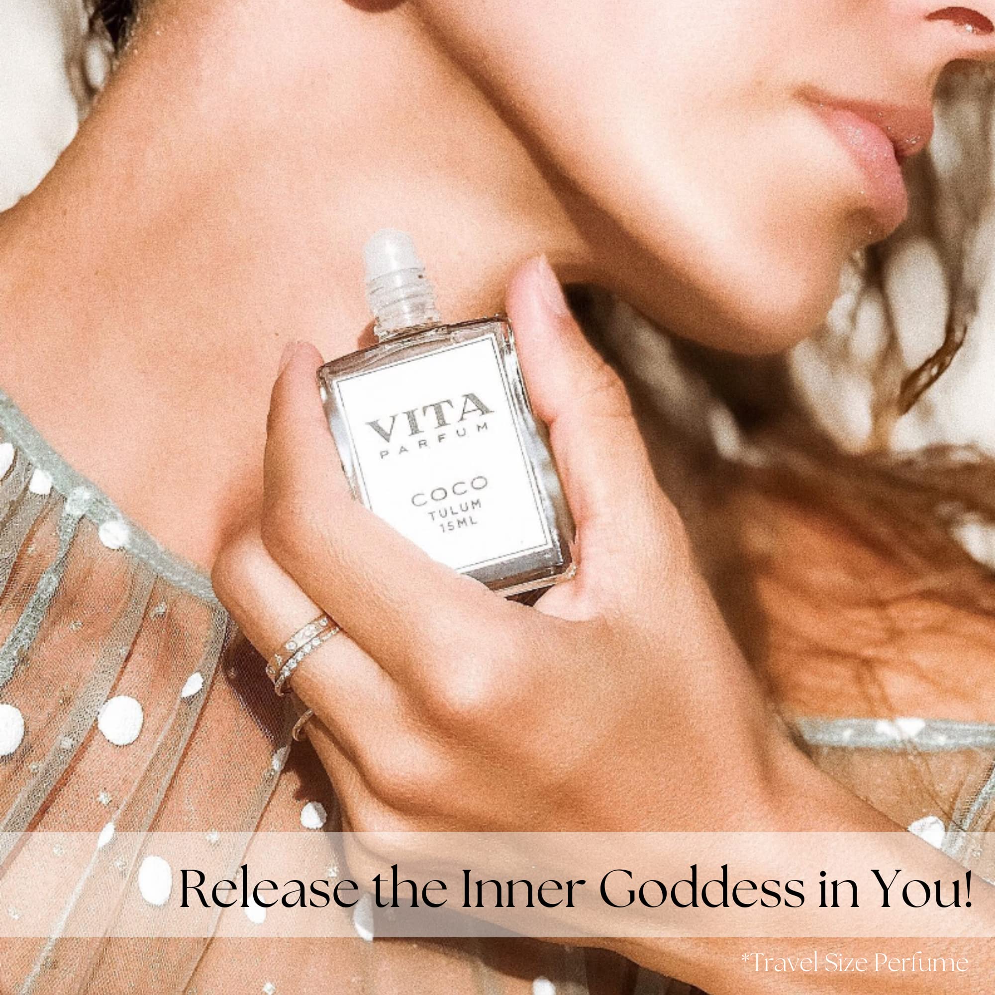 White Rose Perfume Oil for Women - Vegan, Cruelty-Free Mini Roll-On Essential Oil (15ml) | Attraction & Manifestation Aromatherapy | Perfect for Daily Wear, Meditation & Gift Giving