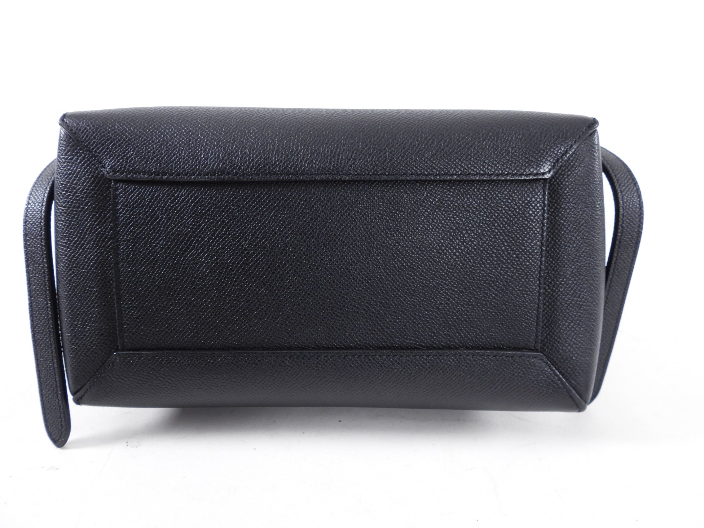 Celine Micro Grained Black Leather Belt Bag for Women - Stylish Crossbody Waist Pack for Travel, Shopping & Everyday Use