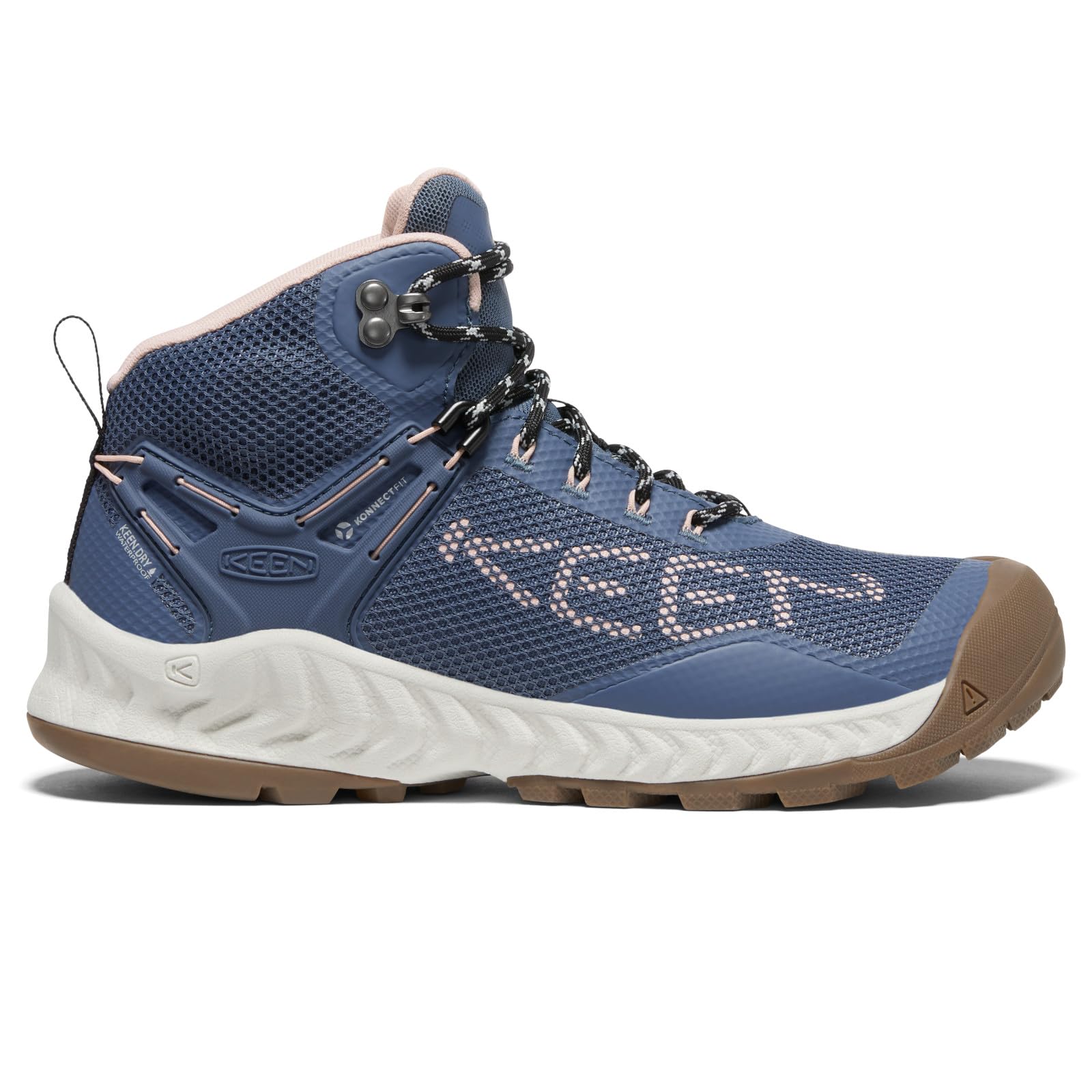 KEEN Women's Nxis Evo Mid Height Waterproof Hiking Boots - Lightweight & Breathable for Fast Packing & Outdoor Adventures