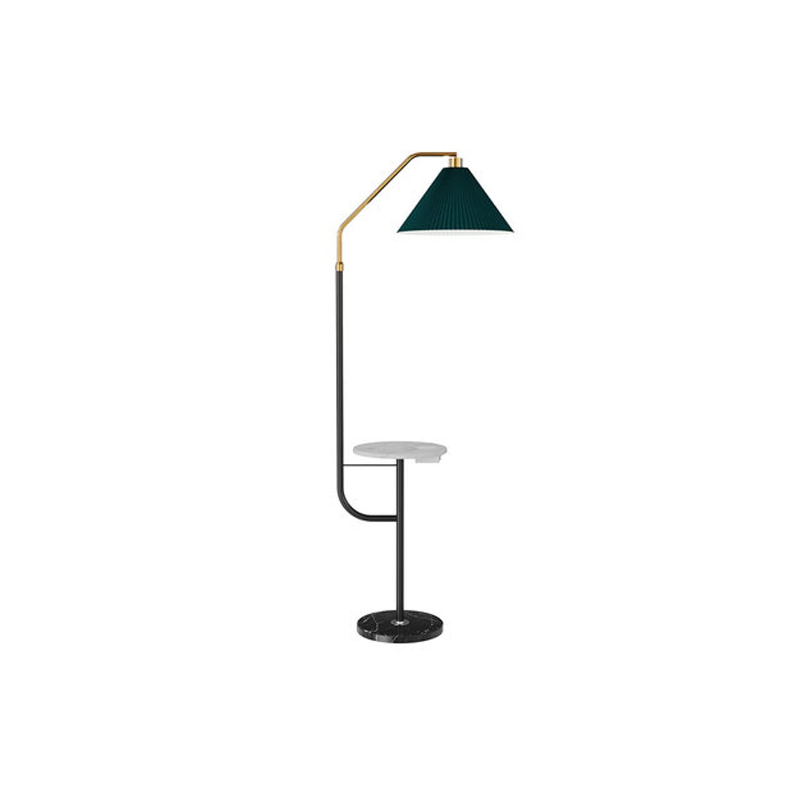 Modern Nordic Floor Lamp with Wireless Charging - Minimalist Standing Light for Living Room, Bedroom, Sofa Side or Coffee Table - Vertical LED Lamp for Home Office Decor & Ambient Lighting