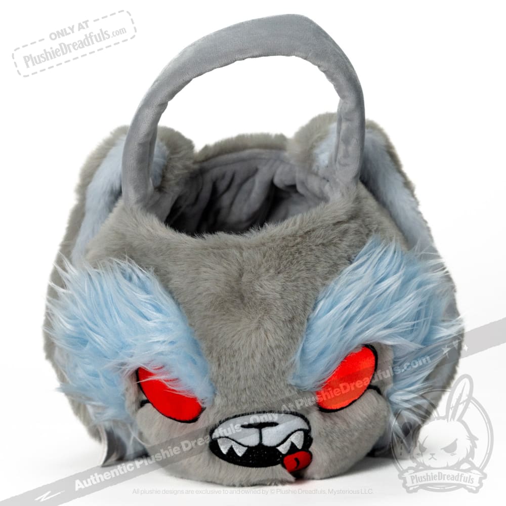 Plushie Dreadfuls Werewolf Bunny Stuffed Animal - Werebun the Cute & Spooky Head Bag for Halloween Decor, Cosplay & Gothic Collectors