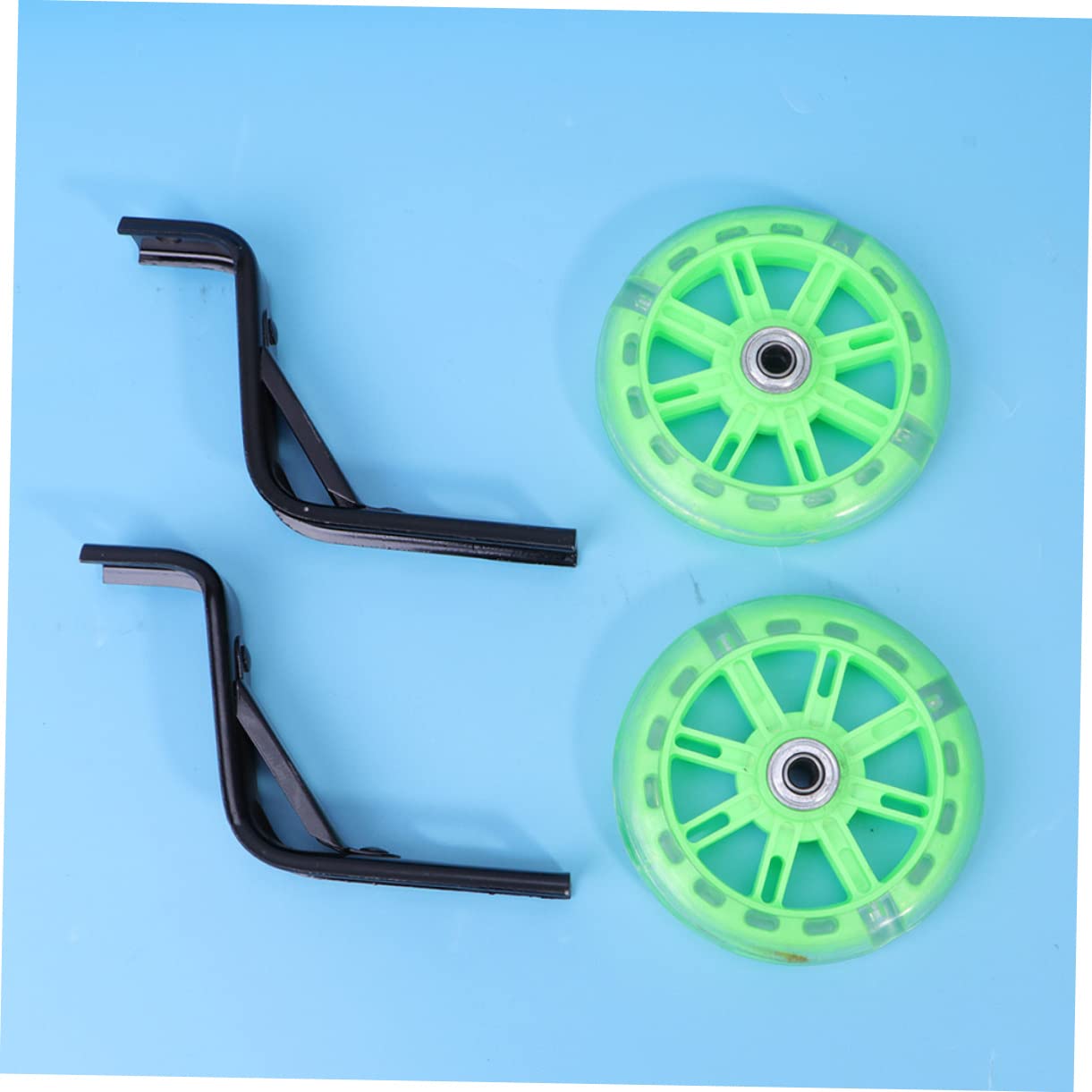 2 Pcs Kids Bike Training Wheels - Silent Balance Auxiliary Wheels for Safe Cycling