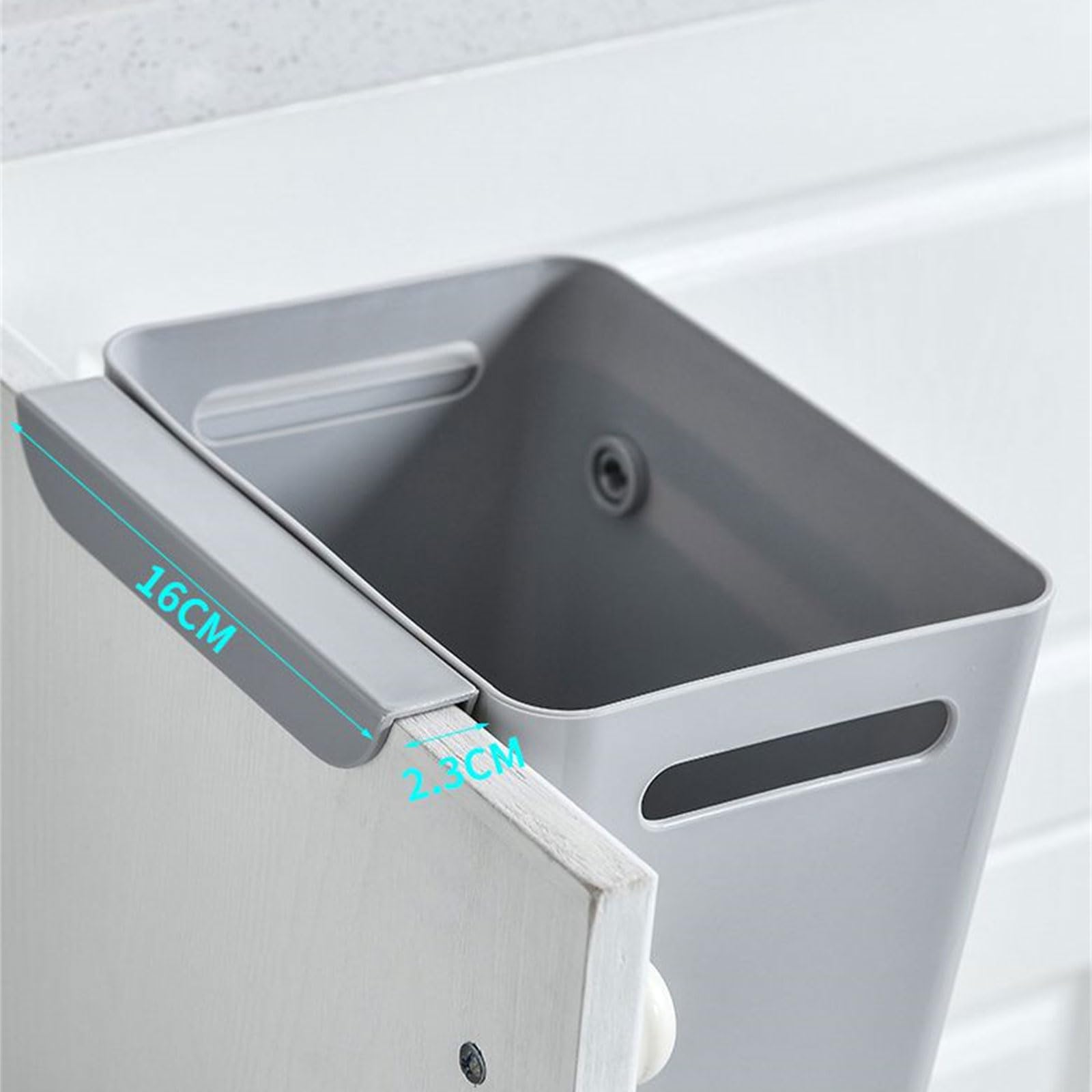 Large Capacity Telescopic Kitchen Trash Can - Hanging Garbage Bin for Bathroom, Office, Hotel & Home Decor | Space-Saving Waste Basket for Small Spaces, Under Sink & Cabinet Storage