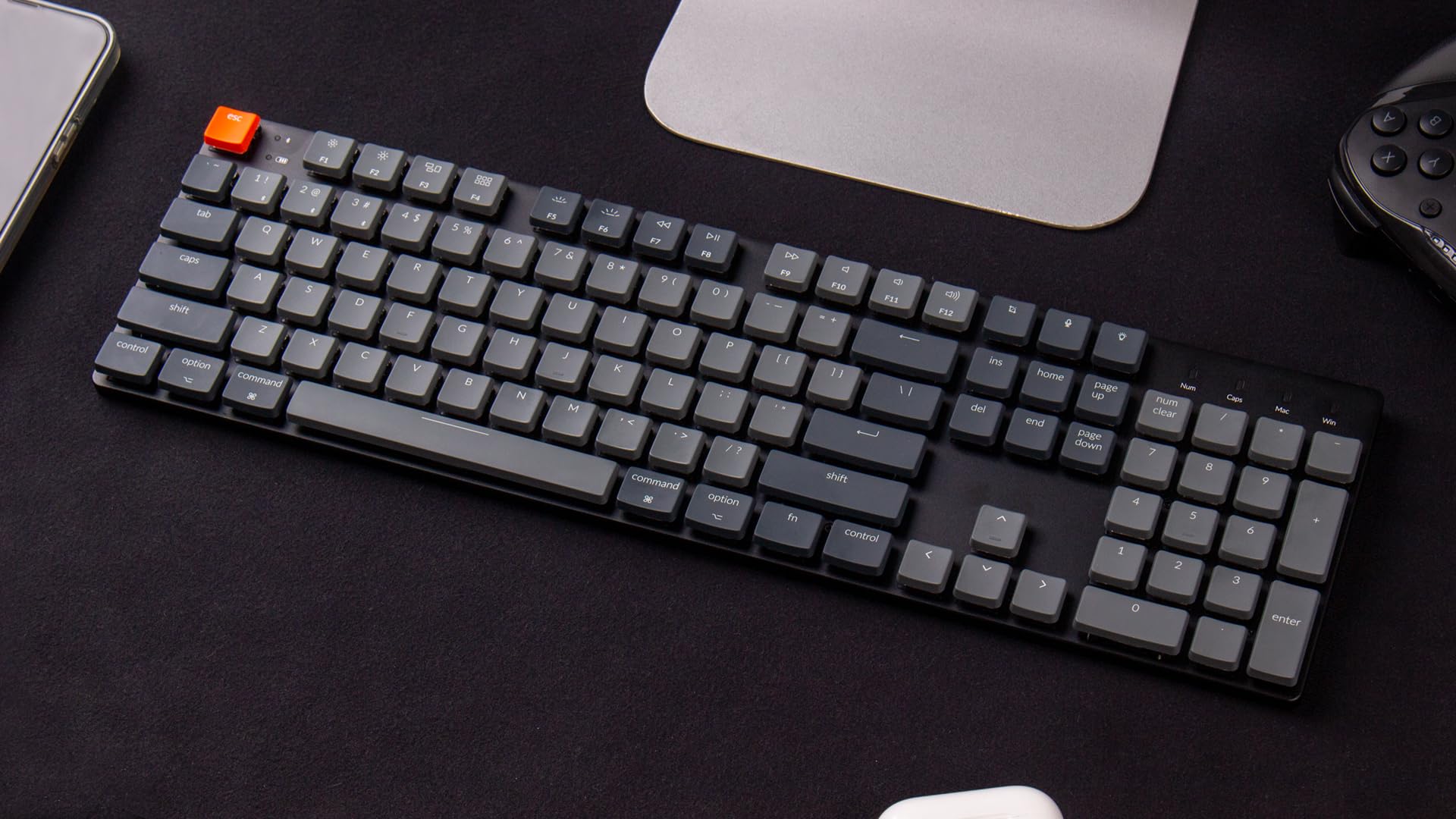 Keychron K5 SE Wireless Mechanical Keyboard - Ultra-Slim 104 Keys, Bluetooth/Wired for Mac/Windows Gaming & Office Use