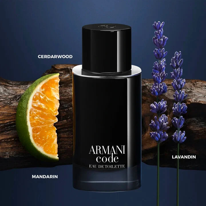 Armani Code Men's Cologne 2.5 oz Eau de Parfum - Premium Fragrance for Date Night & Special Occasions