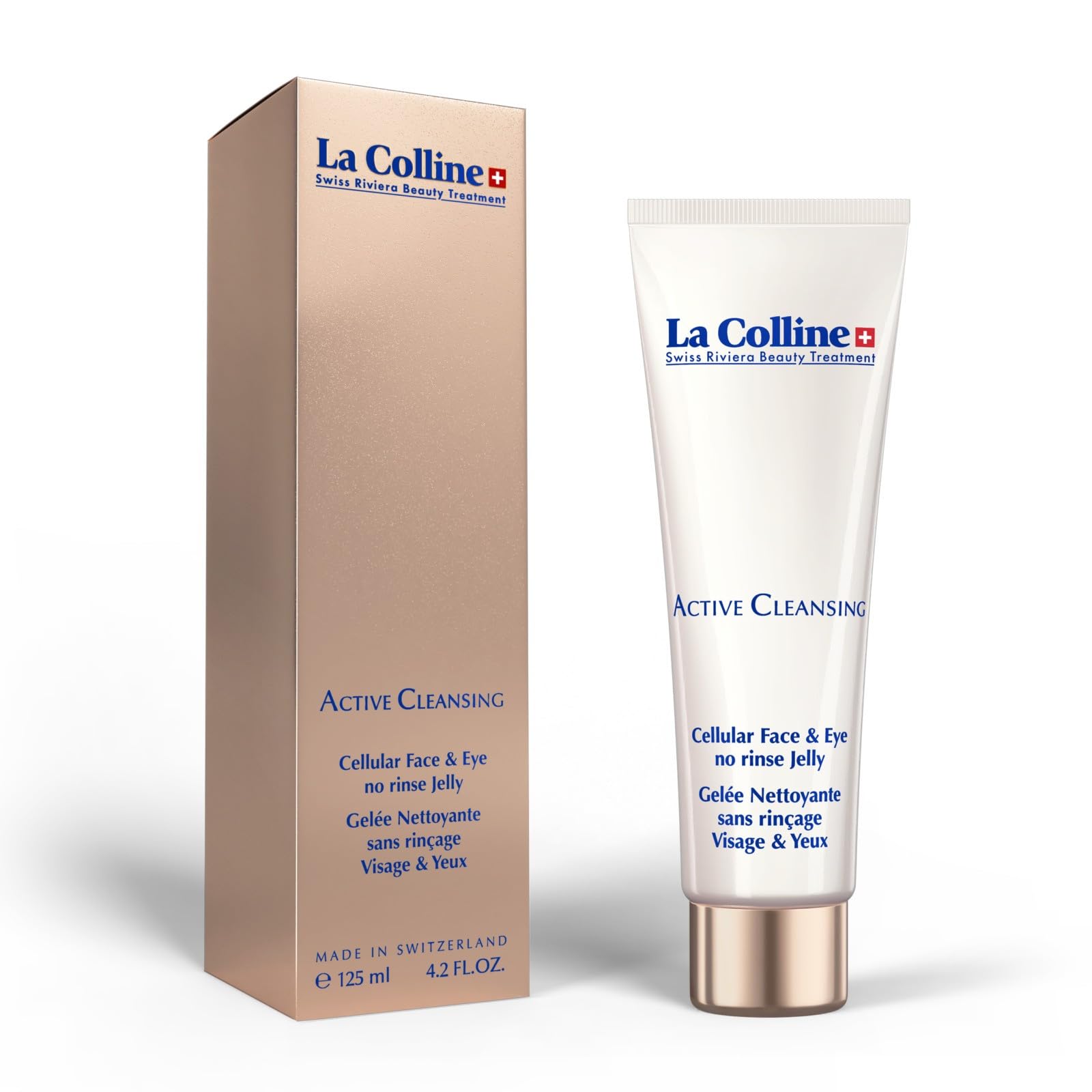 No Rinse Cellular Face & Eye Gel - Hydrating & Gentle for Sensitive Skin | Perfect for Travel, Gym & On-the-Go Skincare