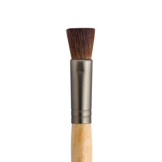 Professional Oval Blending Brush for Makeup - Soft Synthetic Bristles for Seamless Foundation & Cream Blending - Perfect for Contouring, Highlighting & Everyday Makeup Application