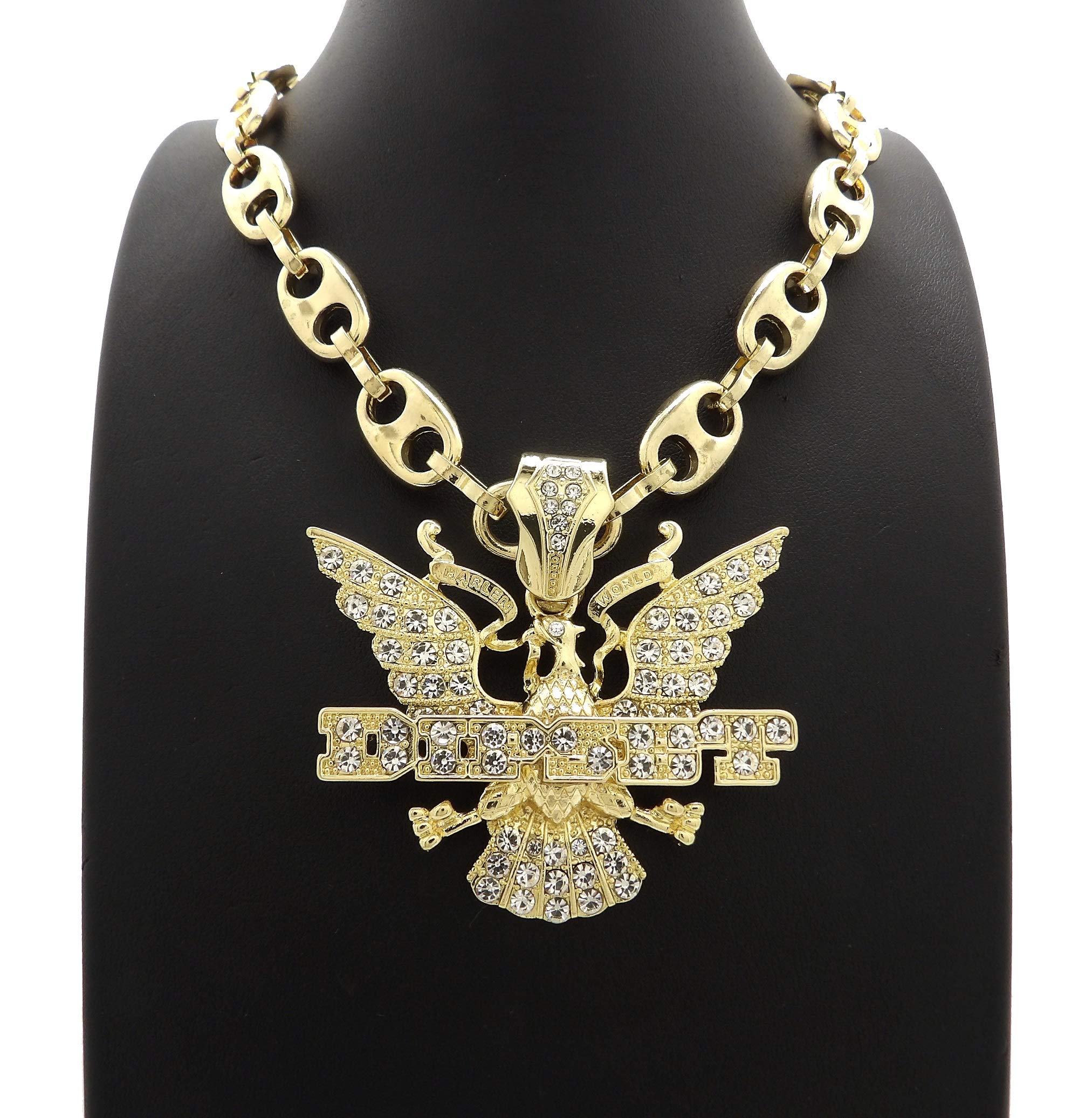 SJ ICED Out Dipset Pendant & 20