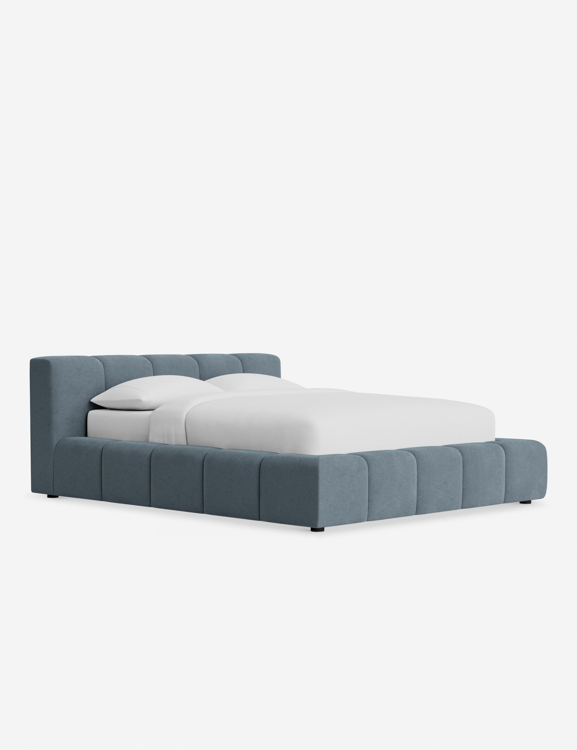 Cambry Platform Bed Frame - Modern Minimalist Wooden Bed with Sturdy Slat Support - Perfect for Bedroom, Guest Room, and Studio Apartments