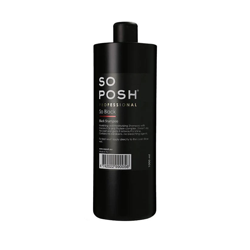 So Posh So Black Shampoo for Dark Hair - Volumizing & Color Protection (8oz & 16oz) - Perfect for Daily Use & Salon-Quality Results at Home