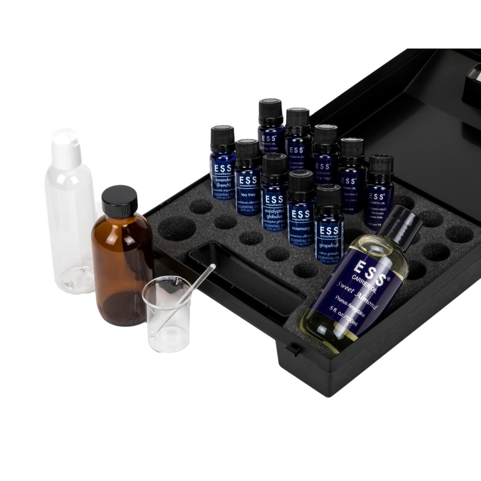 ESS Aromatherapy Starter Kit - Essential Oil Diffuser Set with 6 Premium Oils for Relaxation, Sleep & Stress Relief | Perfect for Home, Office & Spa Use