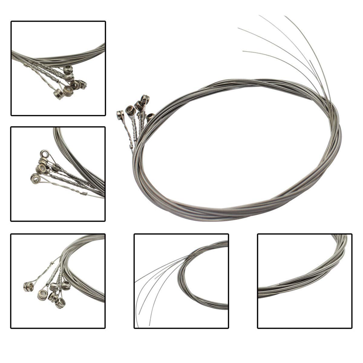 Premium Electric Guitar Strings 3-Pack - Stainless Steel Core Nickel Alloy Wound with Nickel-Plated Ball Ends (EADGBE) - Perfect for Rock, Blues & Metal Performances