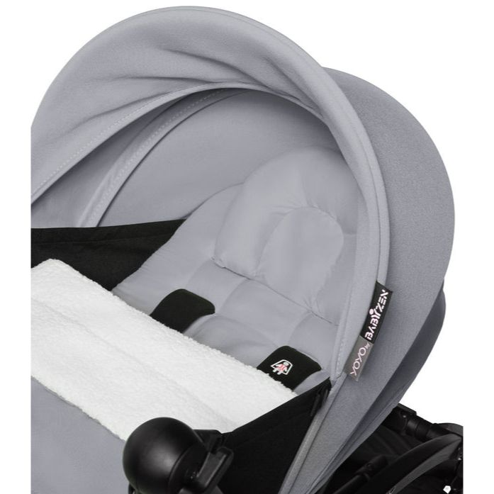 BabyZen YOYO 0+ Newborn Pack Stone - Lightweight Travel Stroller for Infants & Toddlers - Perfect for Air Travel, Shopping & City Walks