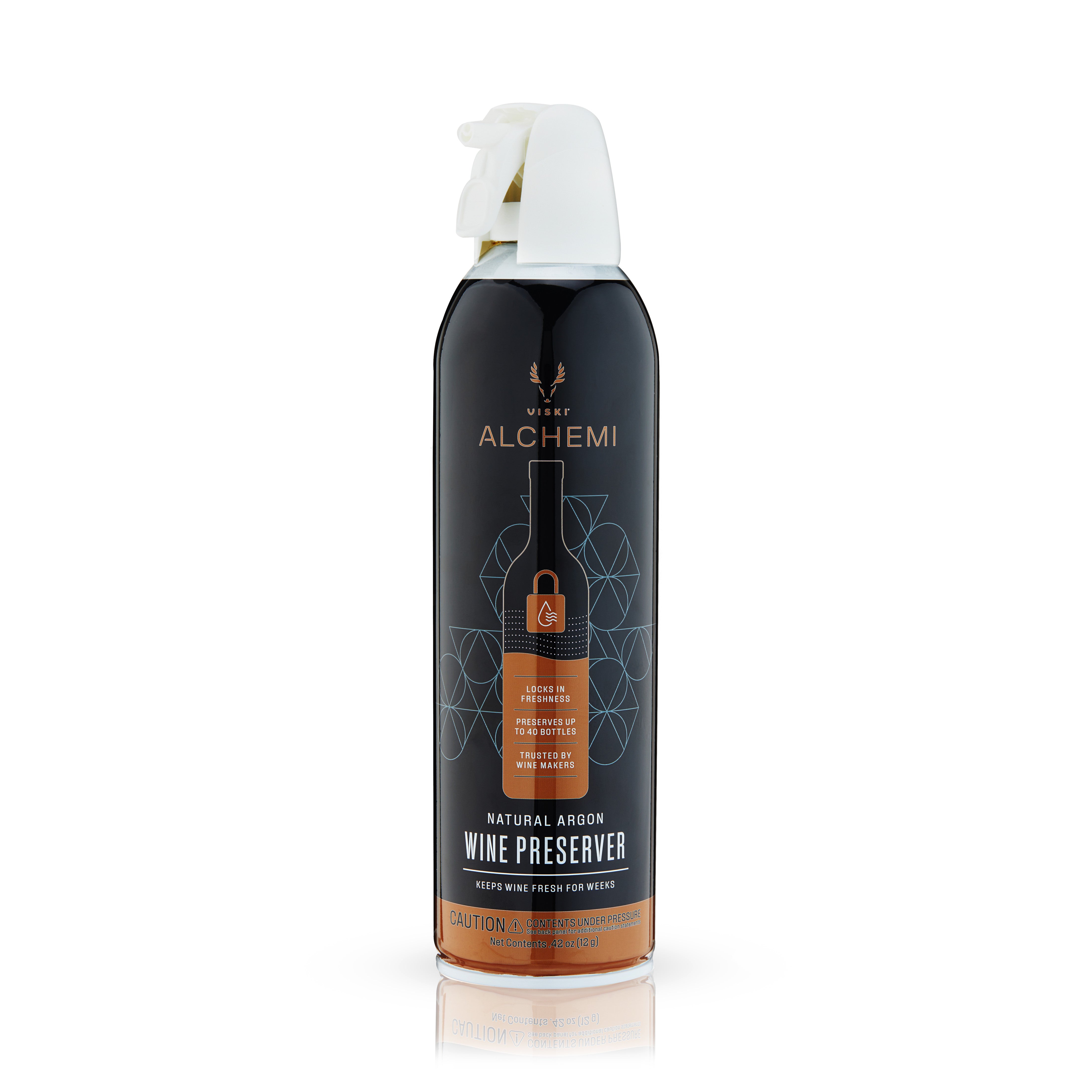 Alchemi Natural Argon Wine Preserver - Premium Wine Saver & Preserver Spray for Red, White & Sparkling Wines - Extend Freshness Up to 30 Days - Perfect for Wine Bars, Restaurants & Home Use