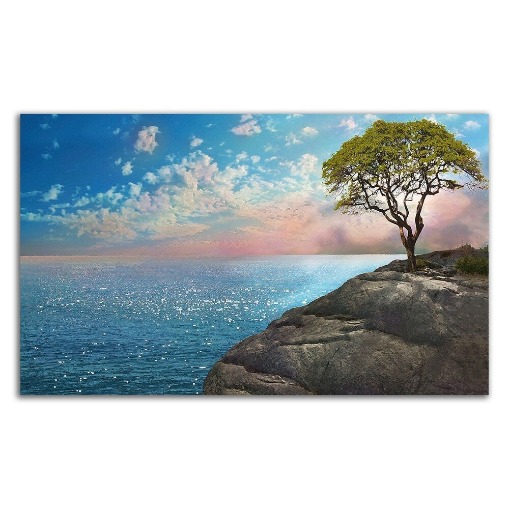 Be One with Me by David Maclean - Premium Canvas Wall Art Print Ready to Hang - Perfect for Living Room, Bedroom & Office Decor