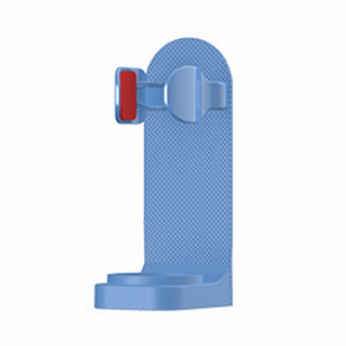 Waterproof Wall Mounted Toothbrush Holder - No Trace Adhesive Stand for Electric & Manual Toothbrushes, Space Saving Bathroom Organizer (Blue) - Perfect for Small Bathrooms, RVs & Dorm Rooms