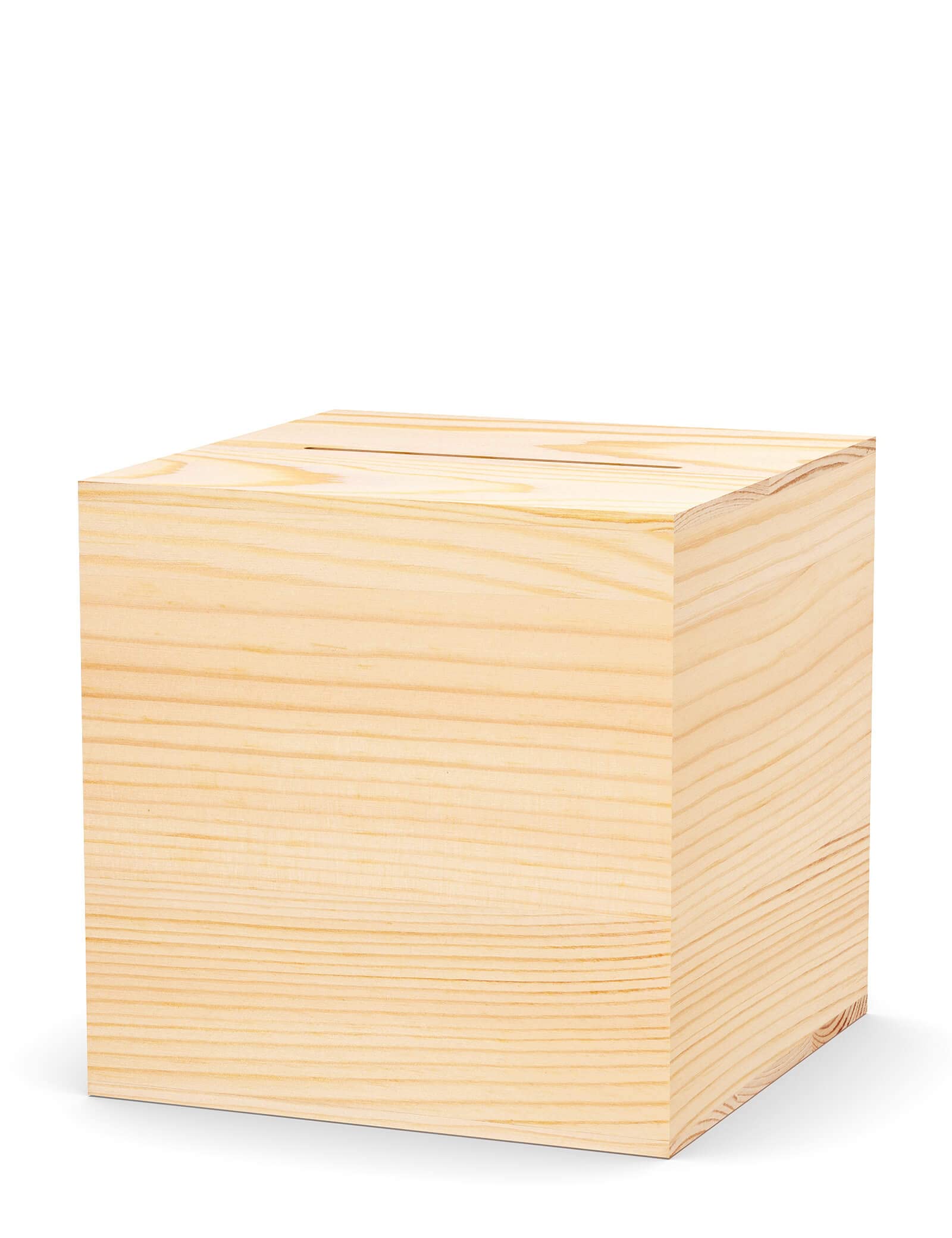 Creative Natural Wood Piggy Bank for Adults - 4.72 Inch Money Saving Box with Lockable Design (Cannot Be Opened) - Perfect for Saving Cash, Coins & Emergency Funds at Home or Office