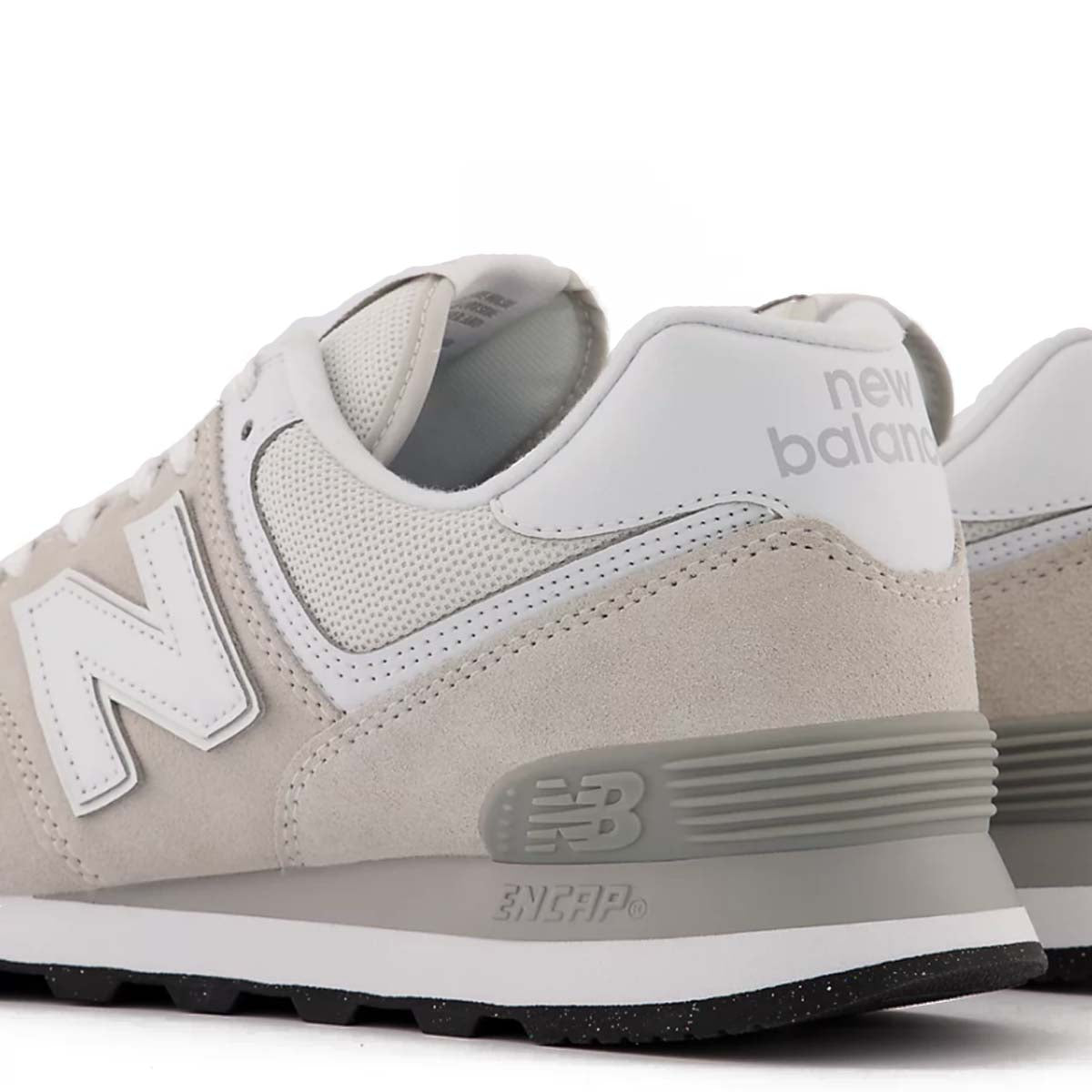 New Balance 574 'Nimbus Cloud White' Sneakers - Men's & Women's Casual Running Shoes for Walking, Gym & Everyday Wear