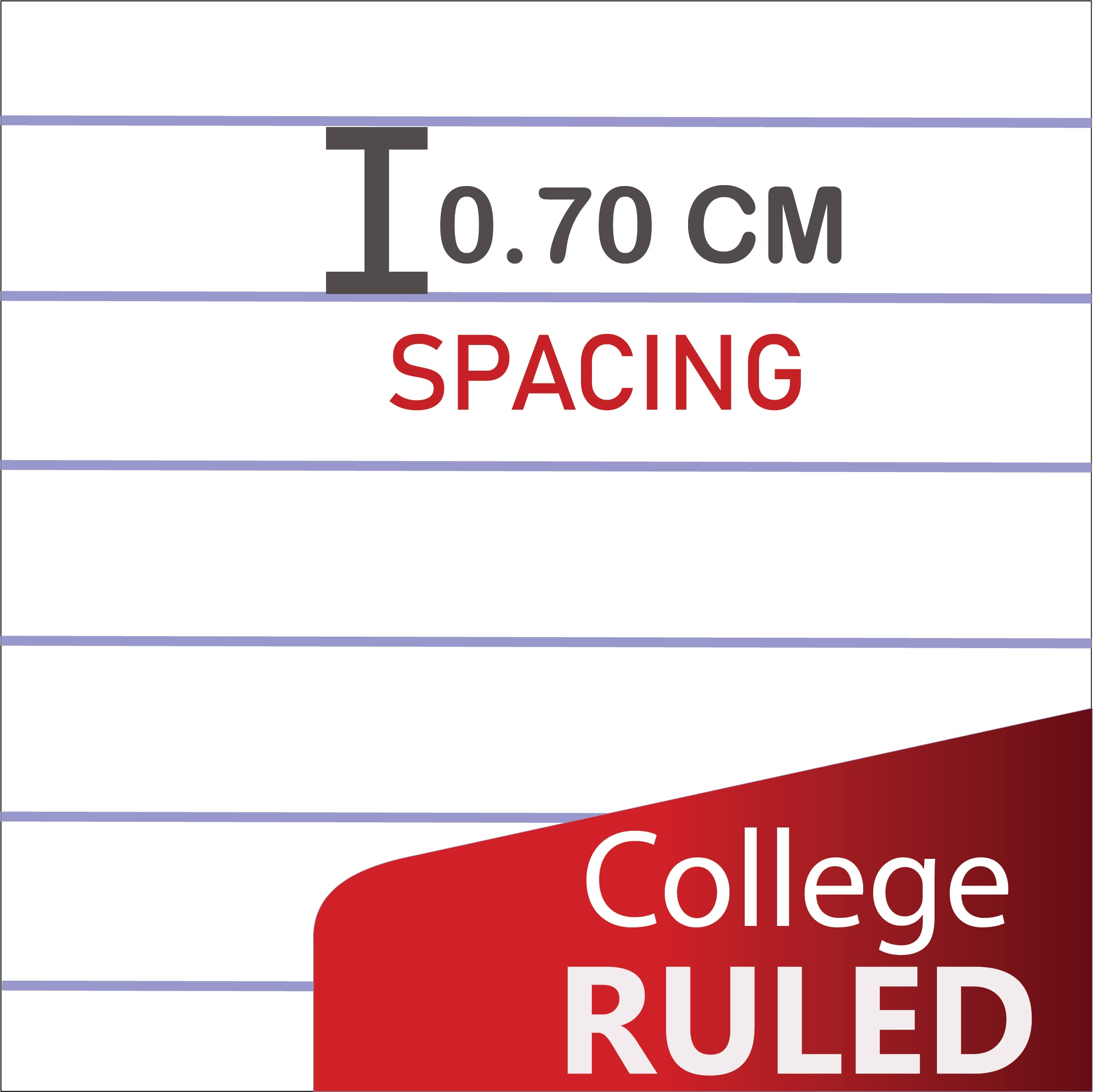 College Ruled Composition Notebook 4-Pack - 9.75