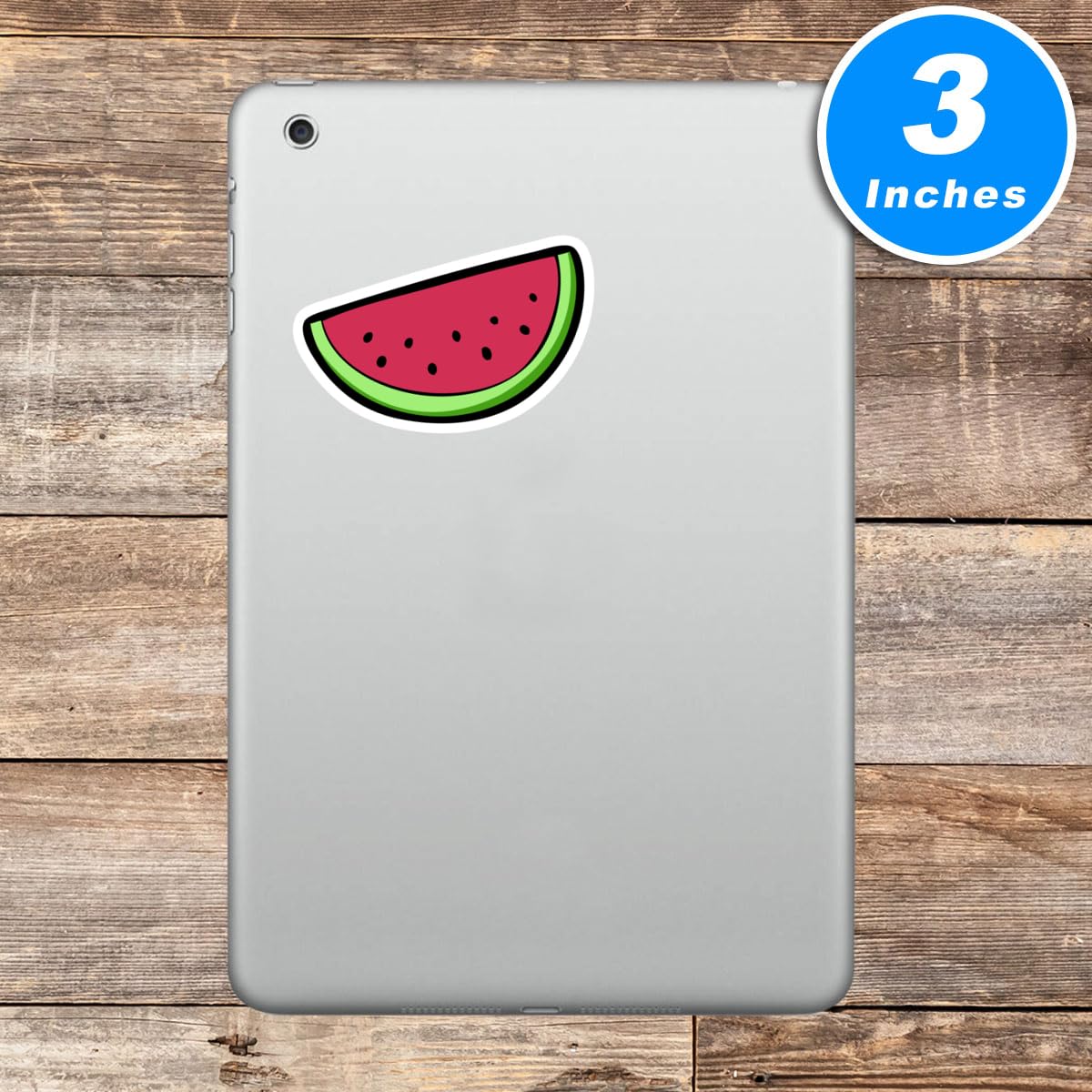 Funny Watermelon Vinyl Stickers - 3 Pack (2.5, 3, 4 Inch) - Durable Laptop, Phone, Water Bottle & Car Decals - Perfect for DIY Crafts, School Supplies & Personalizing Devices