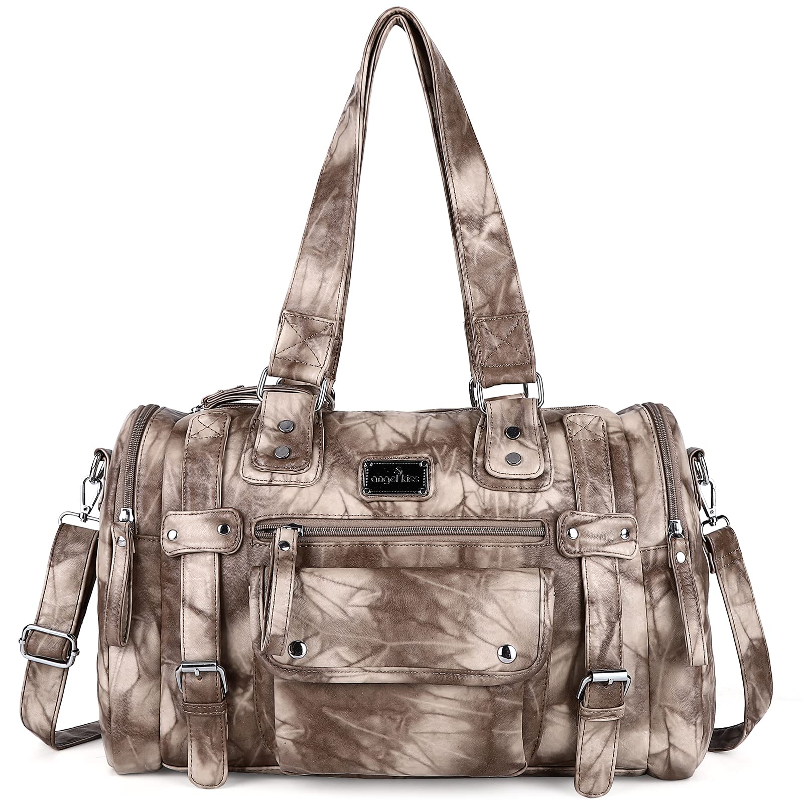 Angelkiss Women's Soft Leather Handbags - Hobo, Satchel, Shoulder & Crossbody Bags for Work, Travel & Everyday Use | Stylish Tote & Purse Collection
