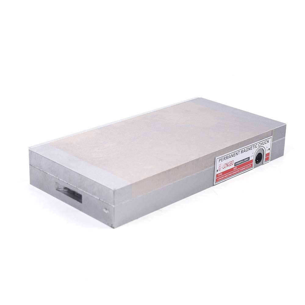 6x12 Inch Permanent Magnetic Chuck for Surface Grinder - Precision Workholding for Metal Grinding & Milling Machines | Perfect for Metalworking, Tool Sharpening & DIY Projects