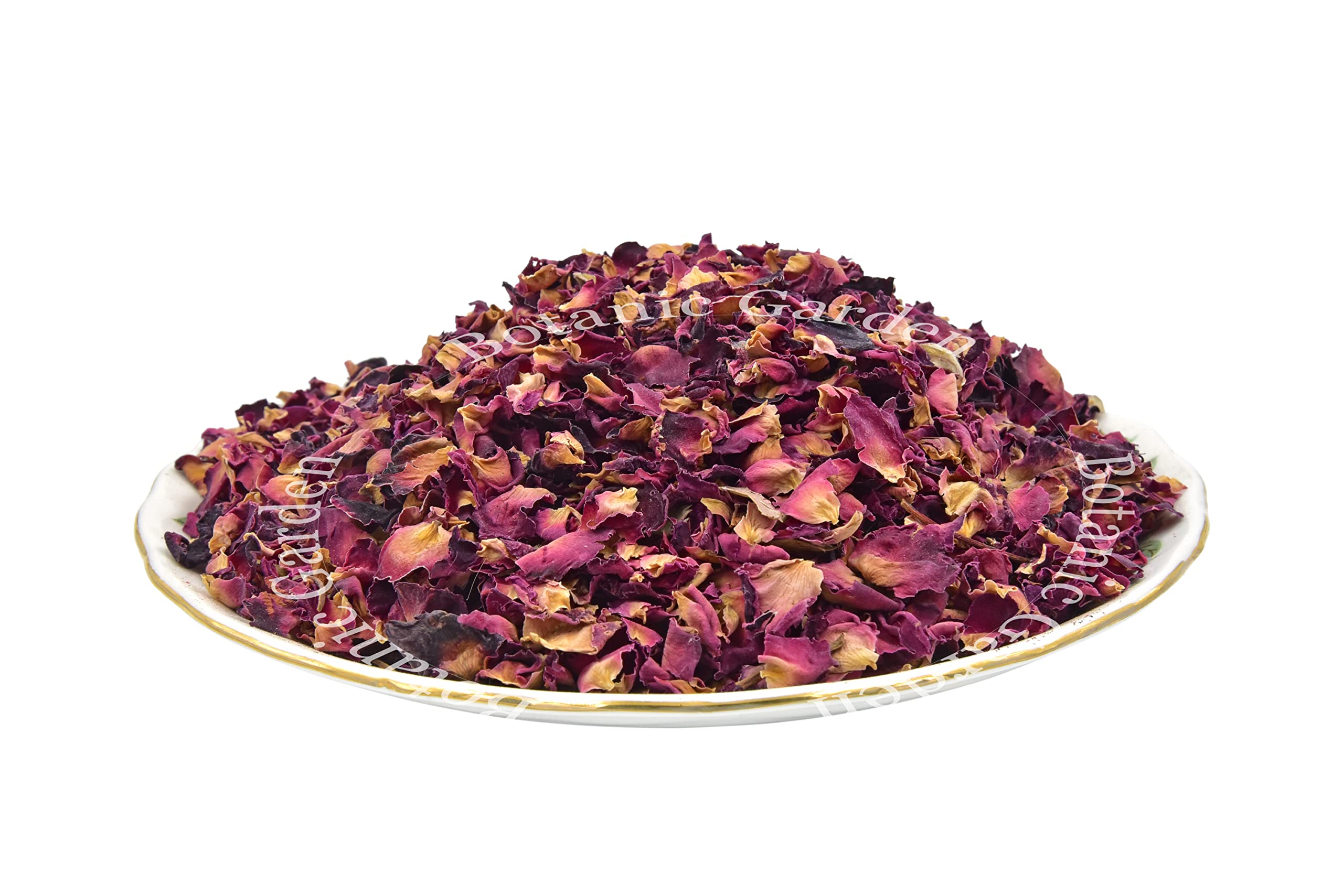 Botanic Garden Gulab Patti Powder (Rosa Centifolia) - 100% Pure Cabbage Rose & Provence Rose Extract - 100g for Skincare, Aromatherapy & DIY Beauty Products