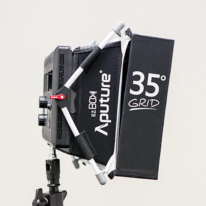 Aputure EZ Box Softbox Kit with Grid for Amaran HR672 AL 528 - Professional Photography Lighting Diffuser for Studio, Portrait & Video Production