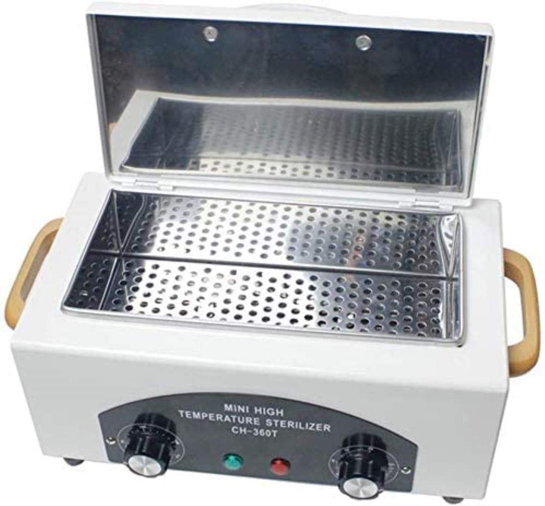 Portable UV Nail Sterilizer - High Temperature Dry Heat Sanitizer for Manicure Tools | Salon & Home Nail Art Equipment | Safe & Effective Disinfection for Nail Clippers, Files & Accessories
