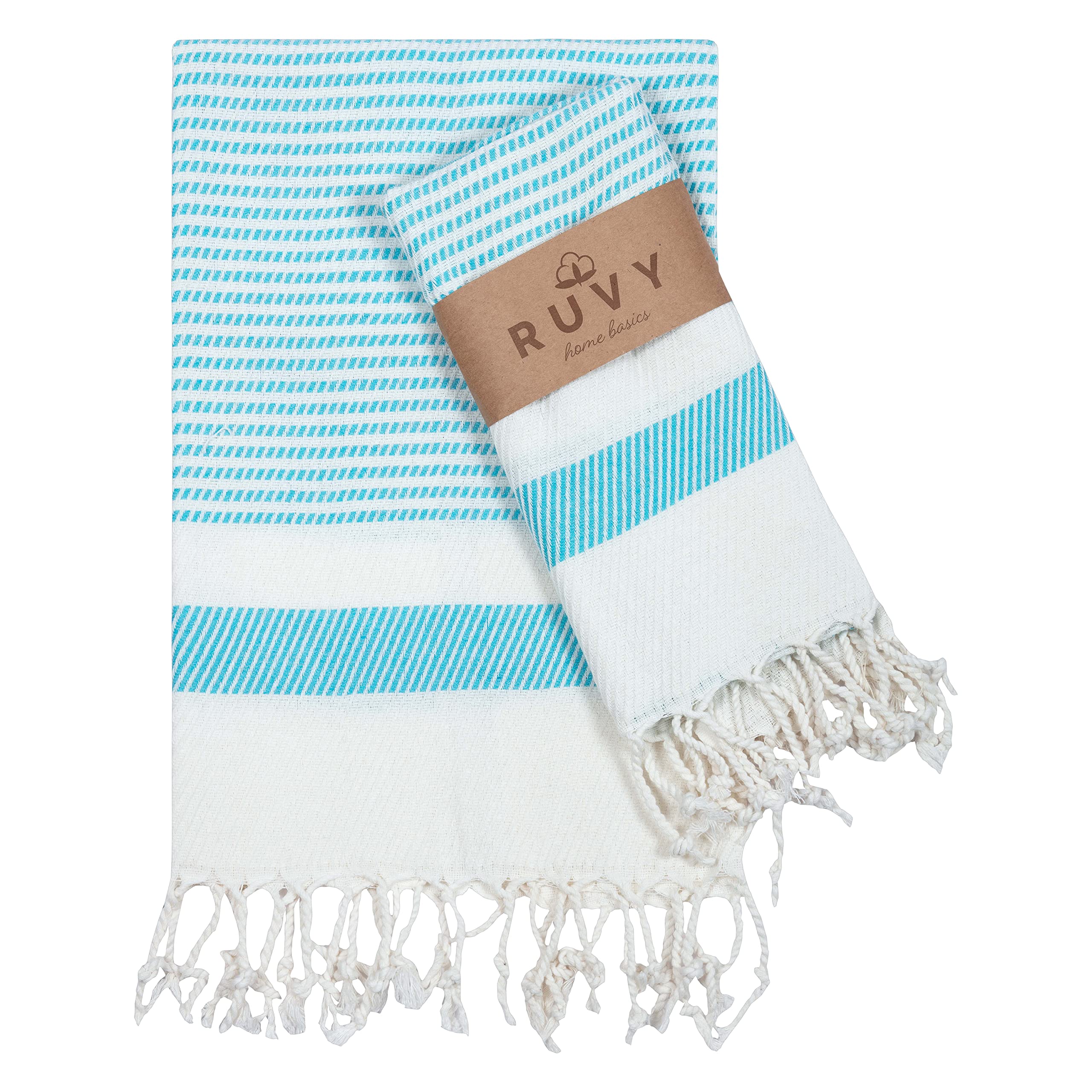 Premium Turkish Cotton Hand Towels Set of 2 - 18