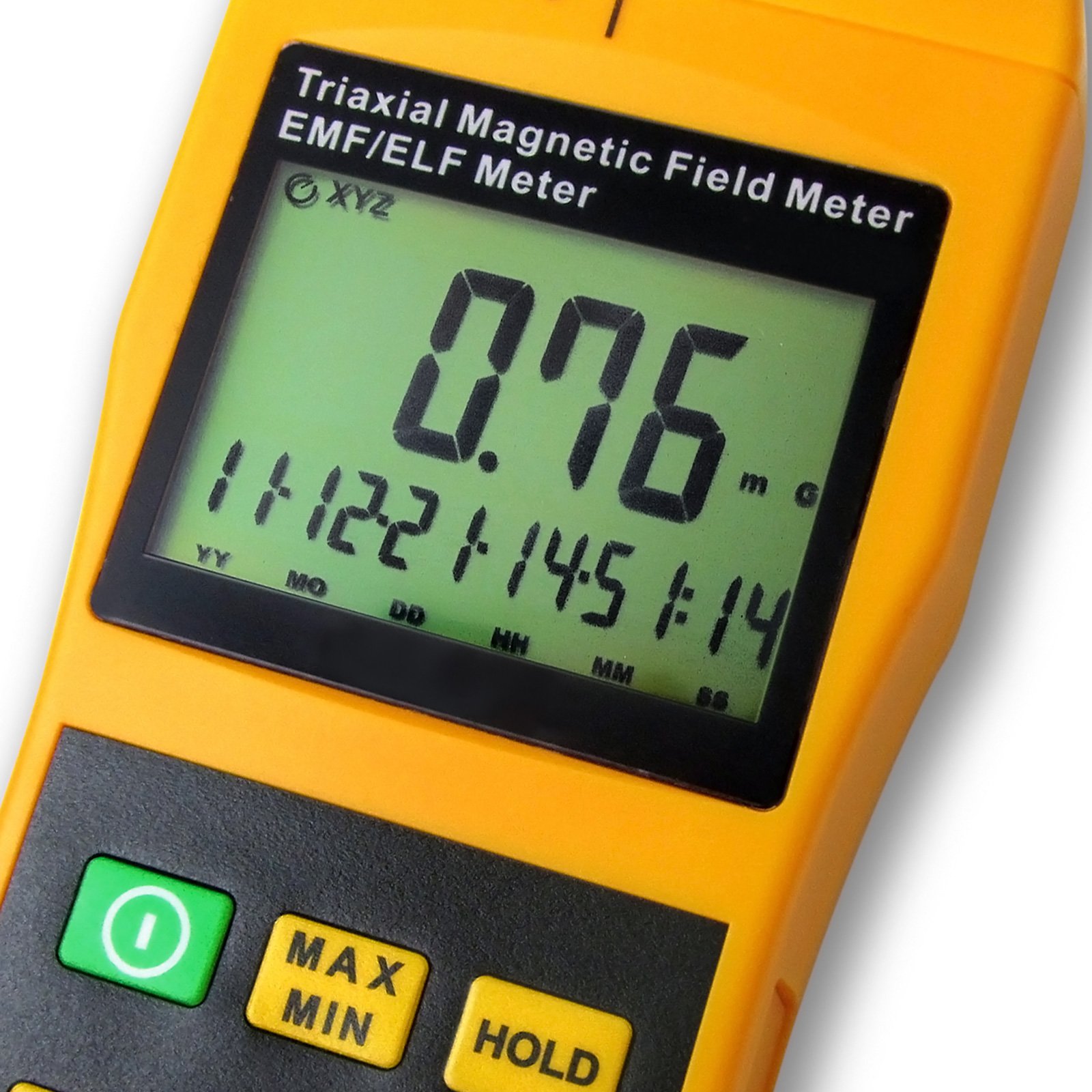 3-Axis Gauss EMF ELF Meter Detector - Handheld Portable Electromagnetic Field Radiation Tester (20/200/2000 mG & uT, 30-2000Hz) for Home, Office & Industrial Use - Measure Microwave, Computer, Monitor & Power Line EMF Radiation