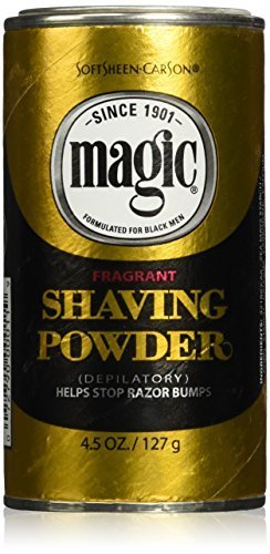 Softsheen Carson Magic Shave Gold Powder - 4.5 oz | Fast & Smooth Hair Removal for Men | Perfect for Sensitive Skin & Close Shaves at Home