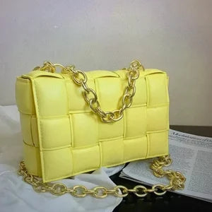 Vera Women's Light Yellow Leather Handbag - Stylish Crossbody Purse for Work, Travel & Everyday Use