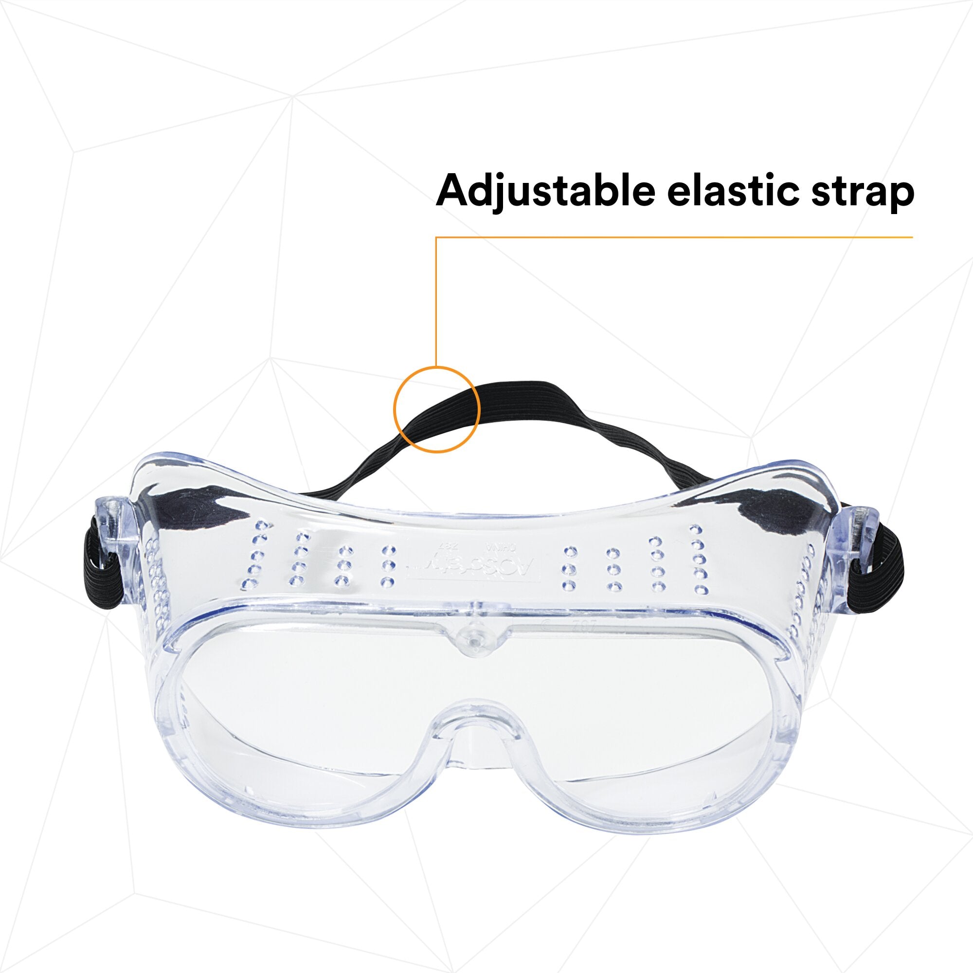 3M 332 Impact Safety Goggles - Anti-Fog, Clear Lens - ANSI Z87.1 Certified for Eye Protection - Ideal for Construction, Woodworking & Lab Work