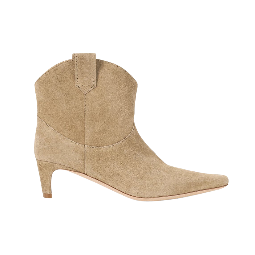 Western Walley Women's Ankle Boots - Comfortable Leather Booties with Chunky Heel for Fall/Winter | Perfect for Office, Casual Outfits & Date Nights