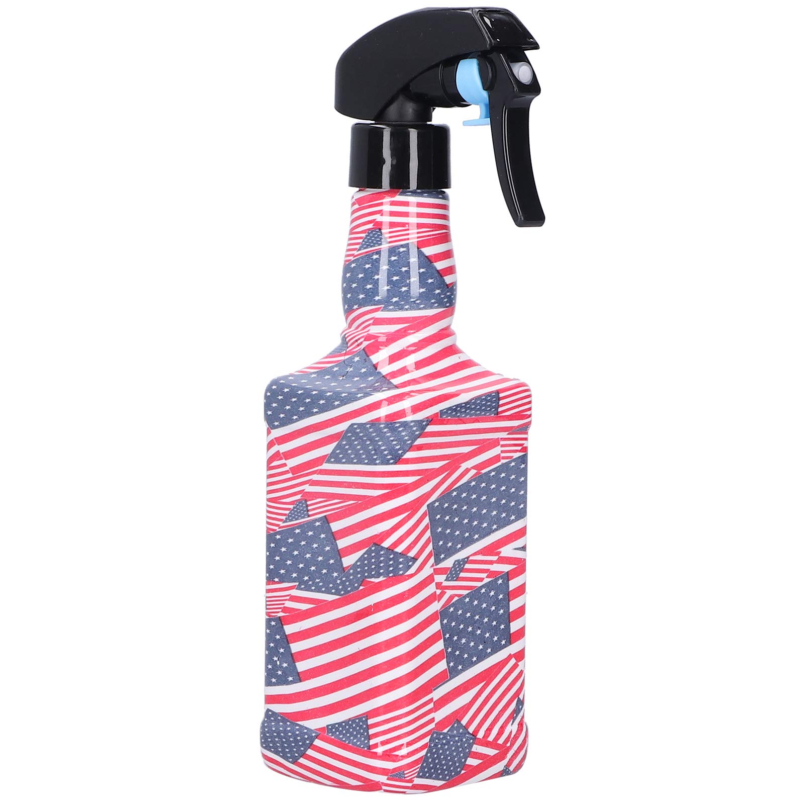 **Professional Hair Spray Bottle & Water Misting Bottle for Salon, Travel, Home & Gardening - Durable & Comfortable (Flag Design) - Perfect for Styling, Hydrating Plants & On-the-Go Use**