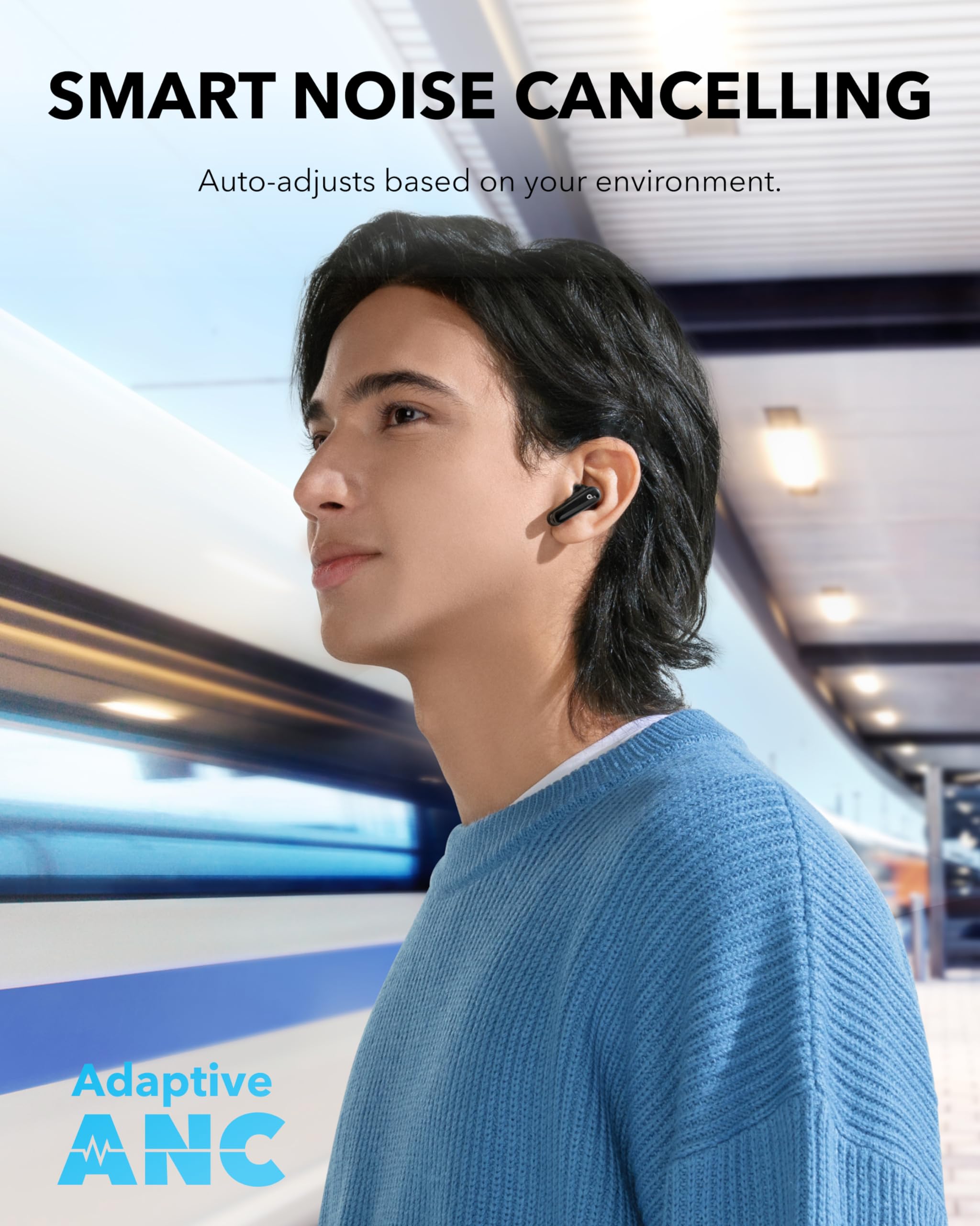 Anker Soundcore C40i & P40i Open-Ear Clip-On Bluetooth Earbuds - Lightweight Wireless Headphones with Flexible Joint Design, Button Controls & Secure Ear Grips | Perfect for Running, Cycling & Outdoor Activities