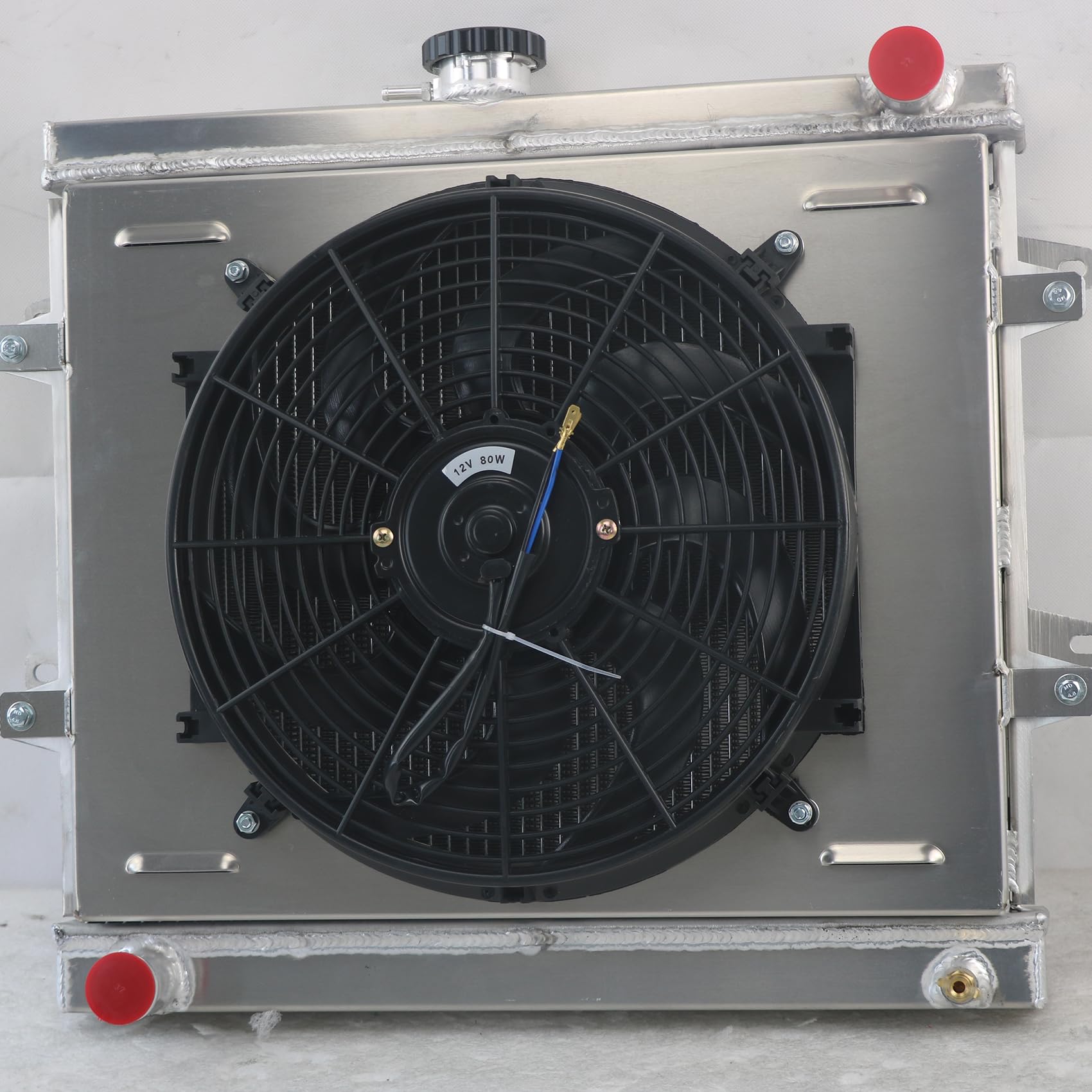 High-Performance Aluminum Radiator for Toyota 4Runner & Pickup 2.4L L4 (1984-1995) - 3-Row Cooling System with 14