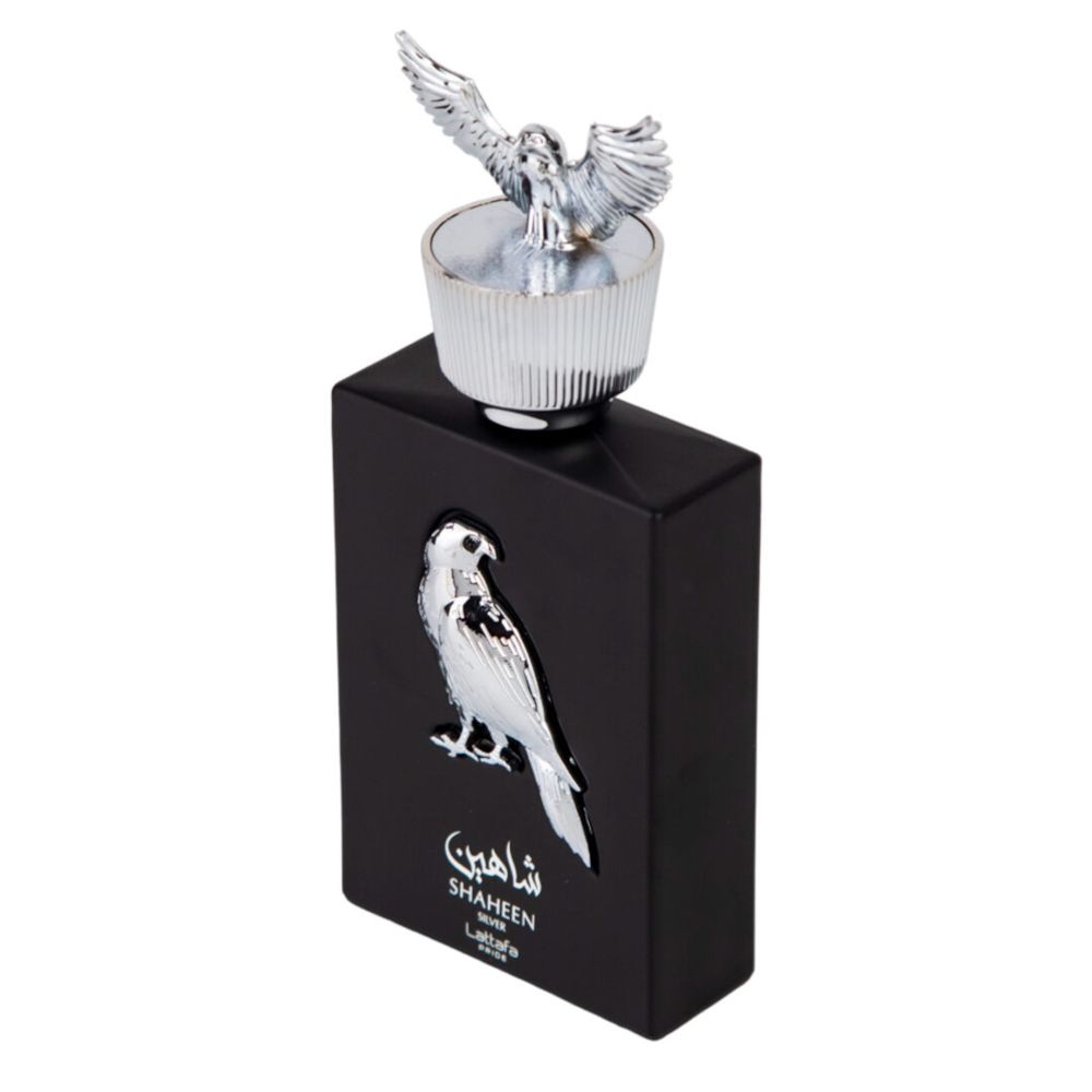 Lattafa Pride Shaheen Silver EDP Perfume for Women & Men - 3.4 oz / 100 ml Long Lasting Oriental Fragrance - Perfect for Date Night, Special Occasions & Daily Wear