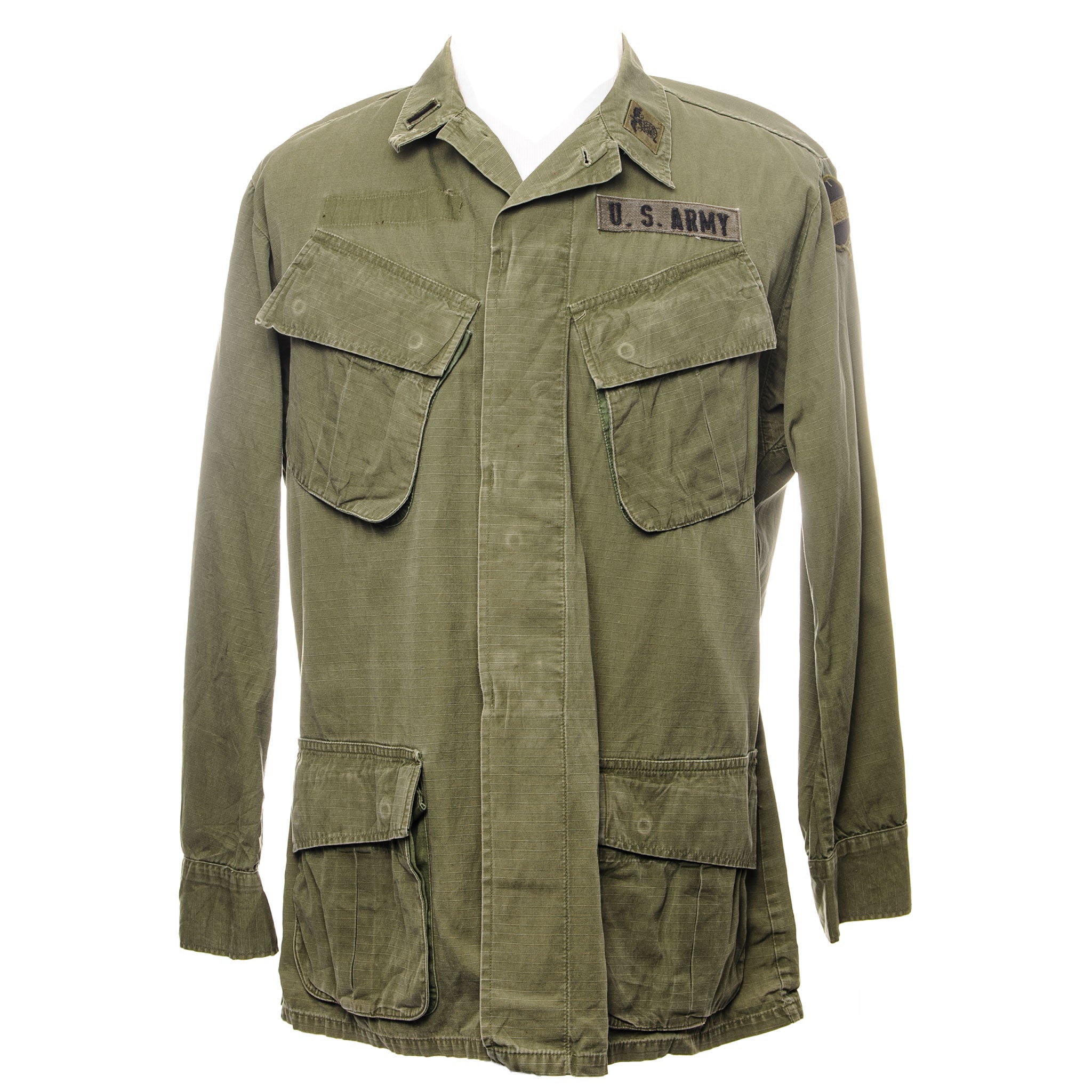 US Army 1969 Vietnam War Tropical Combat Jacket - 5th Pattern Utility Jacket for Ground Forces Lieutenant Quartermaster | Military Reenactment, Vintage Collection & Outdoor Adventure Gear
