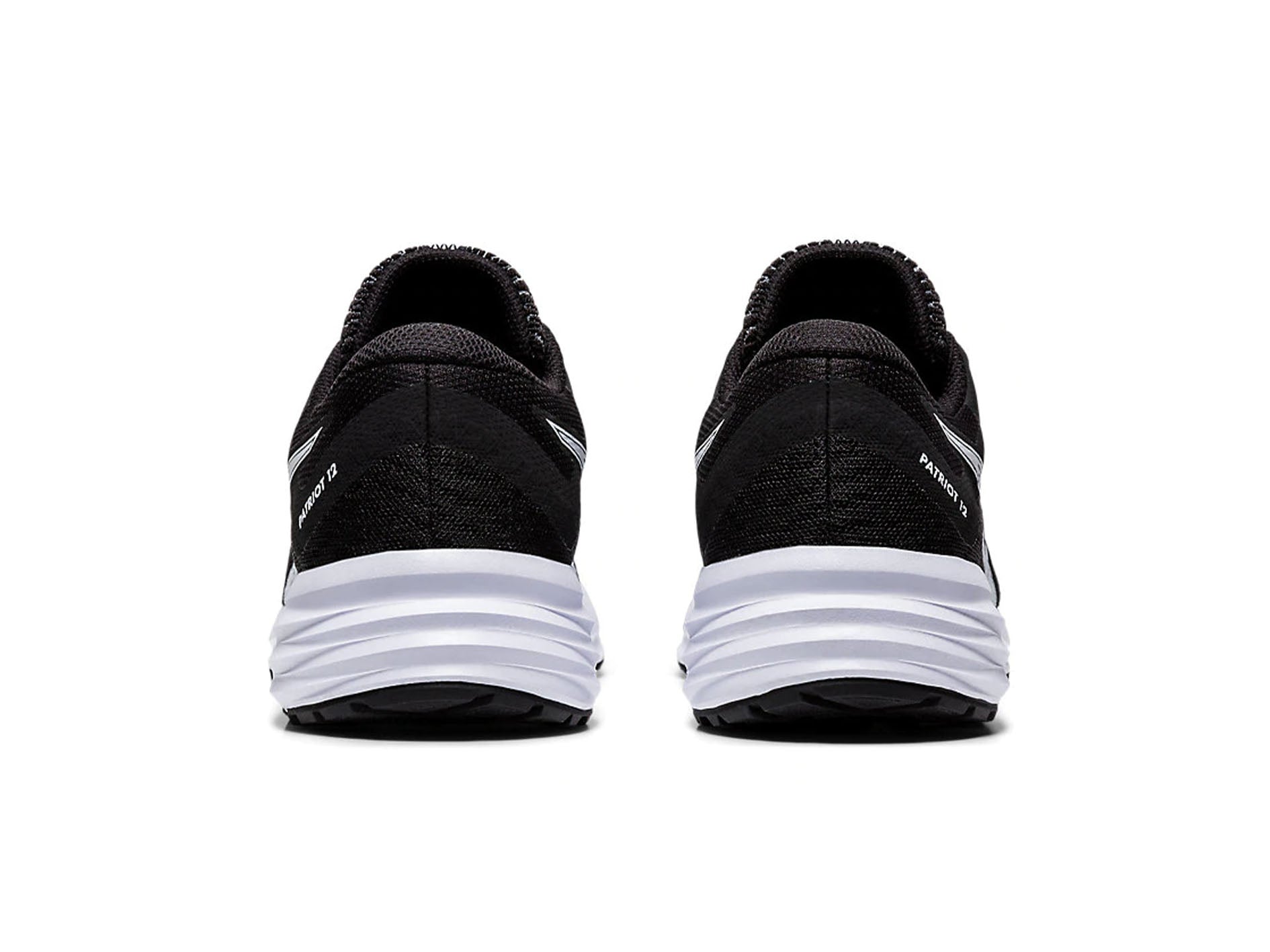 ASICS Junior Patriot 12 GS Kids' Running Shoes - Black/White (1014A139-001) | Lightweight Athletic Sneakers for Boys & Girls - Perfect for School, Training & Daily Wear