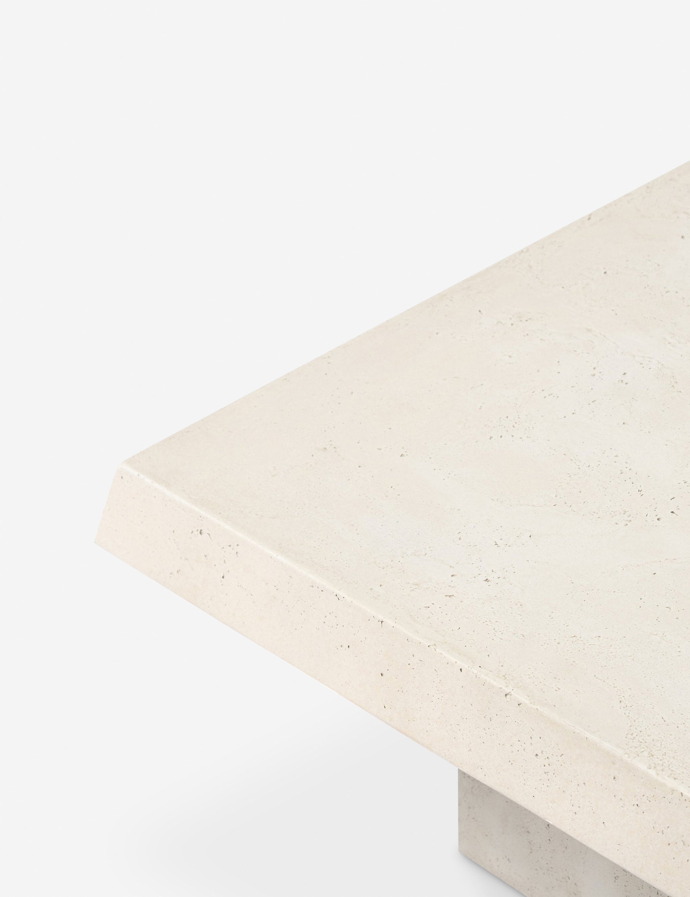 Avila Square Coffee Table - Indoor & Outdoor Modern Design by Amber Lewis x Four Hands - Perfect for Patio, Living Room, and Garden Decor