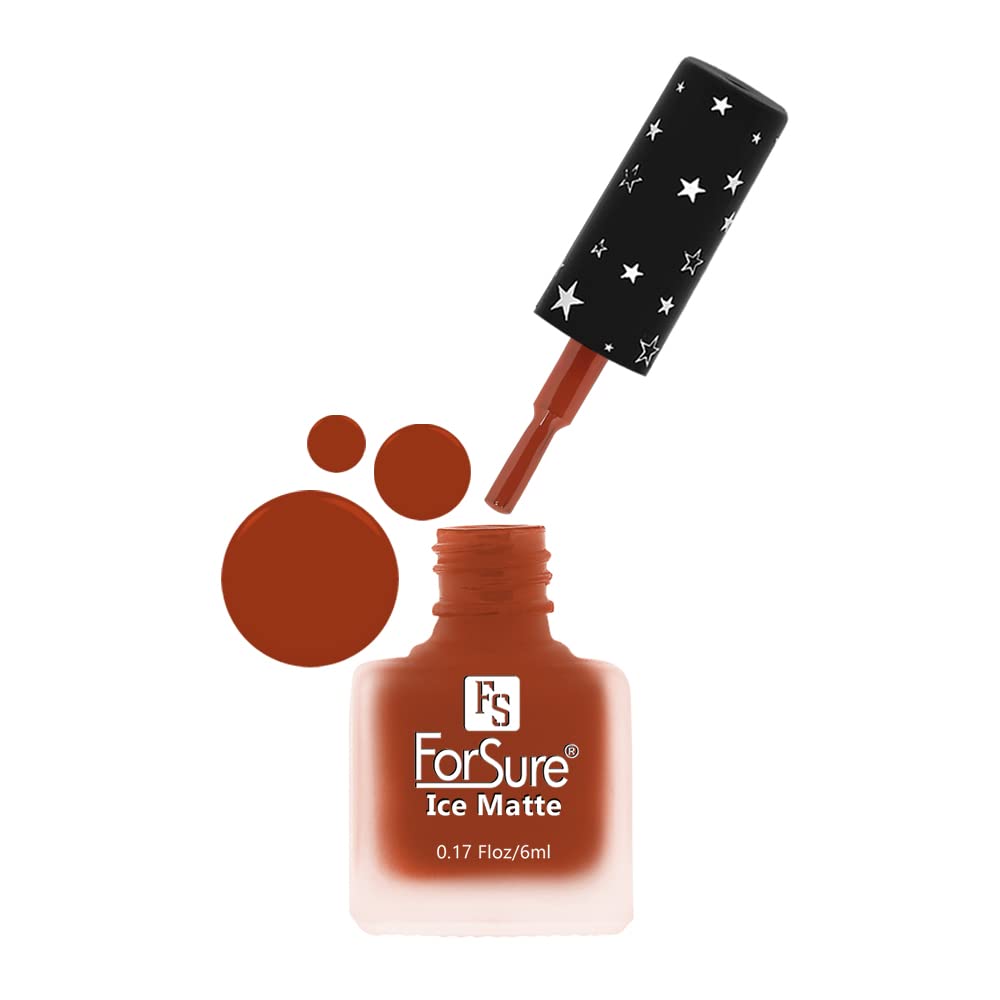 ForSure® Ice Matte Nail Polish Set - 12 Piece Multicolor Nail Paint Kit with Long Lasting Formula (FSMNP_12) | Perfect for Salon, Home Manicures & Gift Giving
