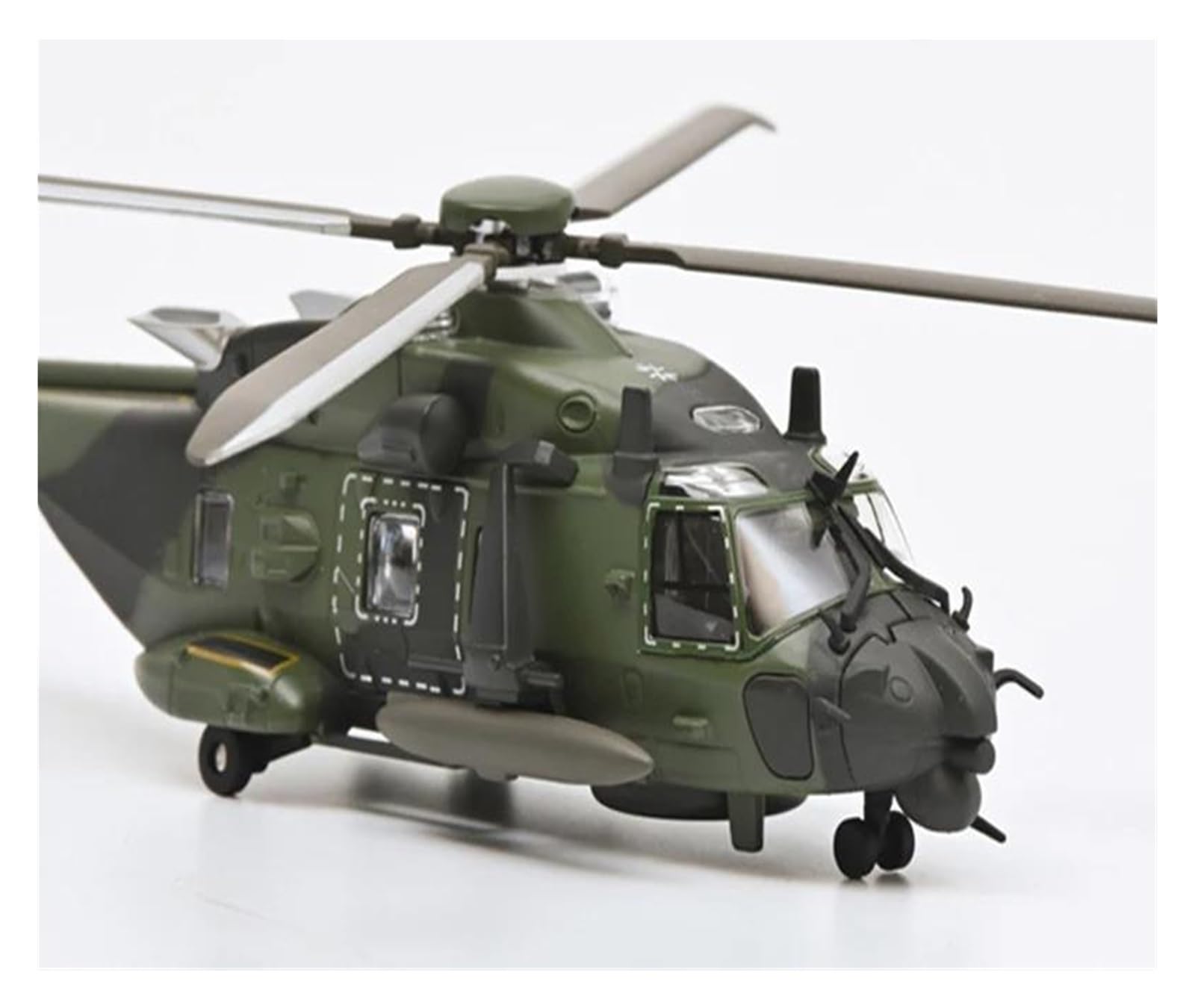 German NH90 Helicopter Diecast Model - 1/87 Scale Alloy Collectible for Adults - Perfect for Military Enthusiasts, Display Cases & Gift Giving