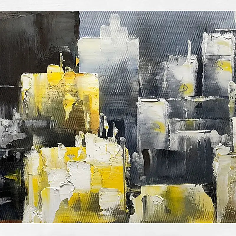 Urban Landscape Painting #UL 008 - Modern Wall Art for Home & Office Decor - Perfect for Living Room, Bedroom or Workspace