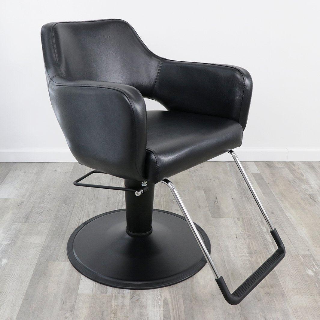 Stylish Salon Chair for Hair Styling & Barber Shop - Ergonomic & Durable Beauty Salon Furniture for Hairdressers & Clients - Perfect for Home Salons & Professional Beauty Spaces
